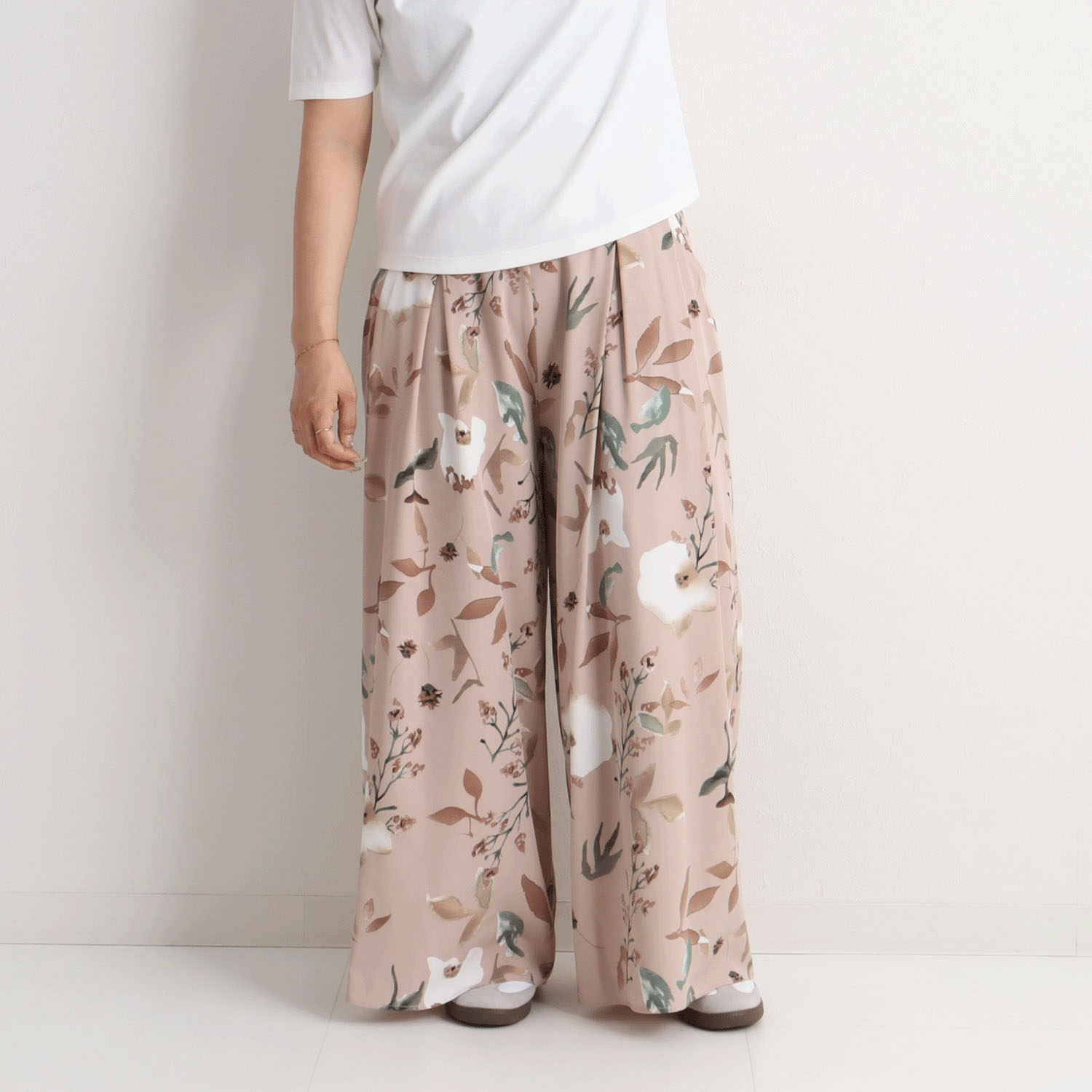 【Insta Live】MAFRAIS フラワープリントタックスカーチョ - 画像2