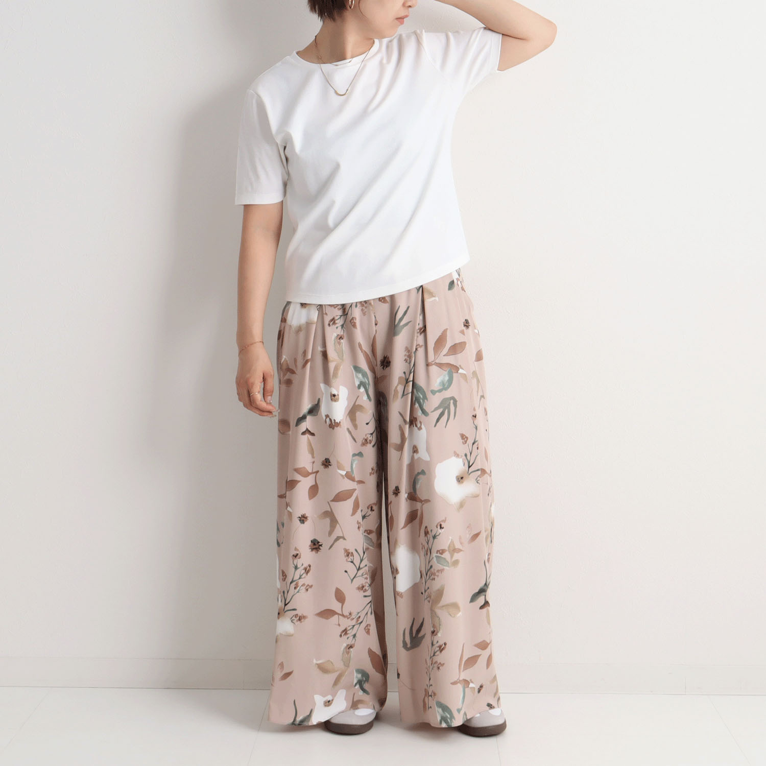 【Insta Live】MAFRAIS フラワープリントタックスカーチョ - 画像3