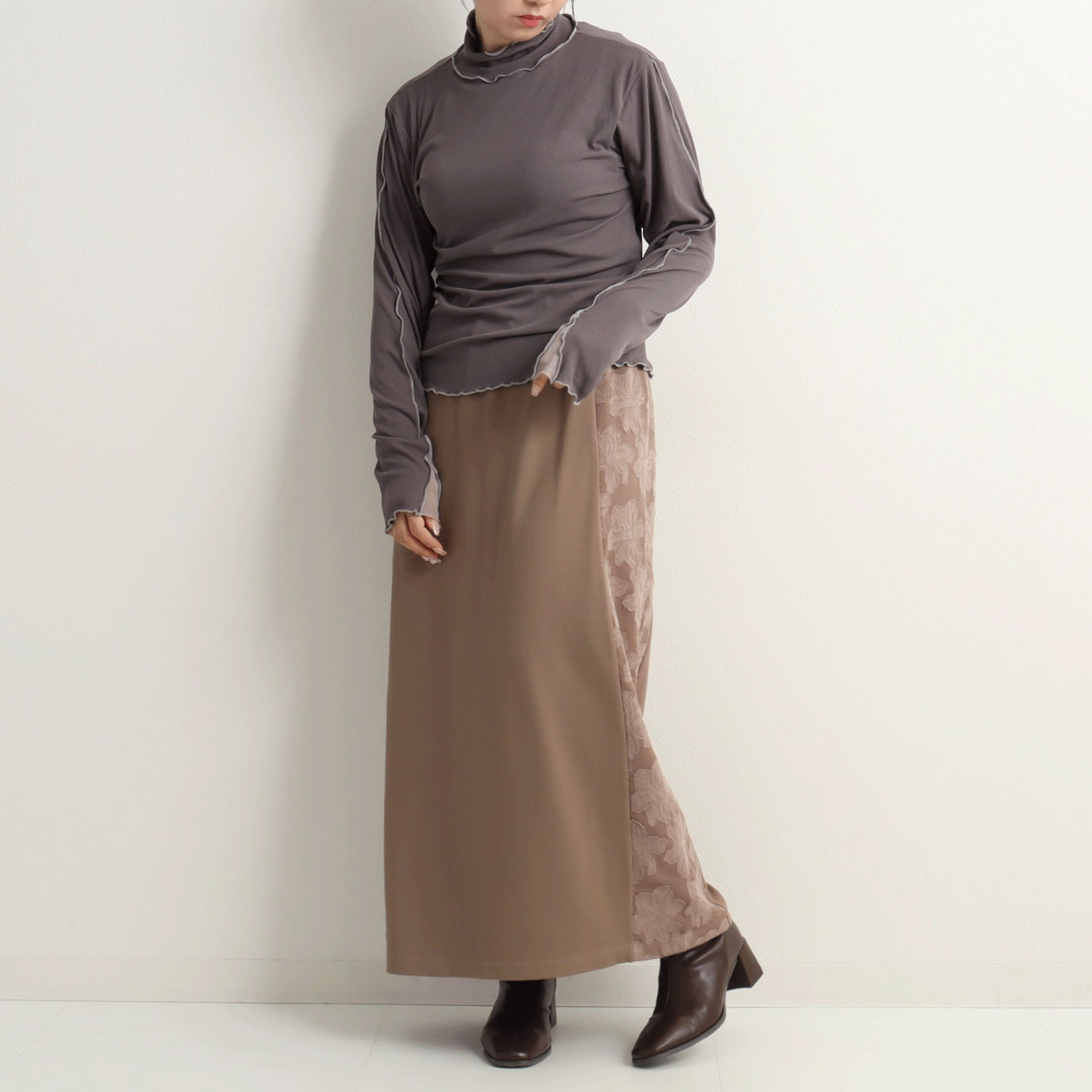 MAFRAIS ランダムテレコ配色メロープルオーバー - 画像3