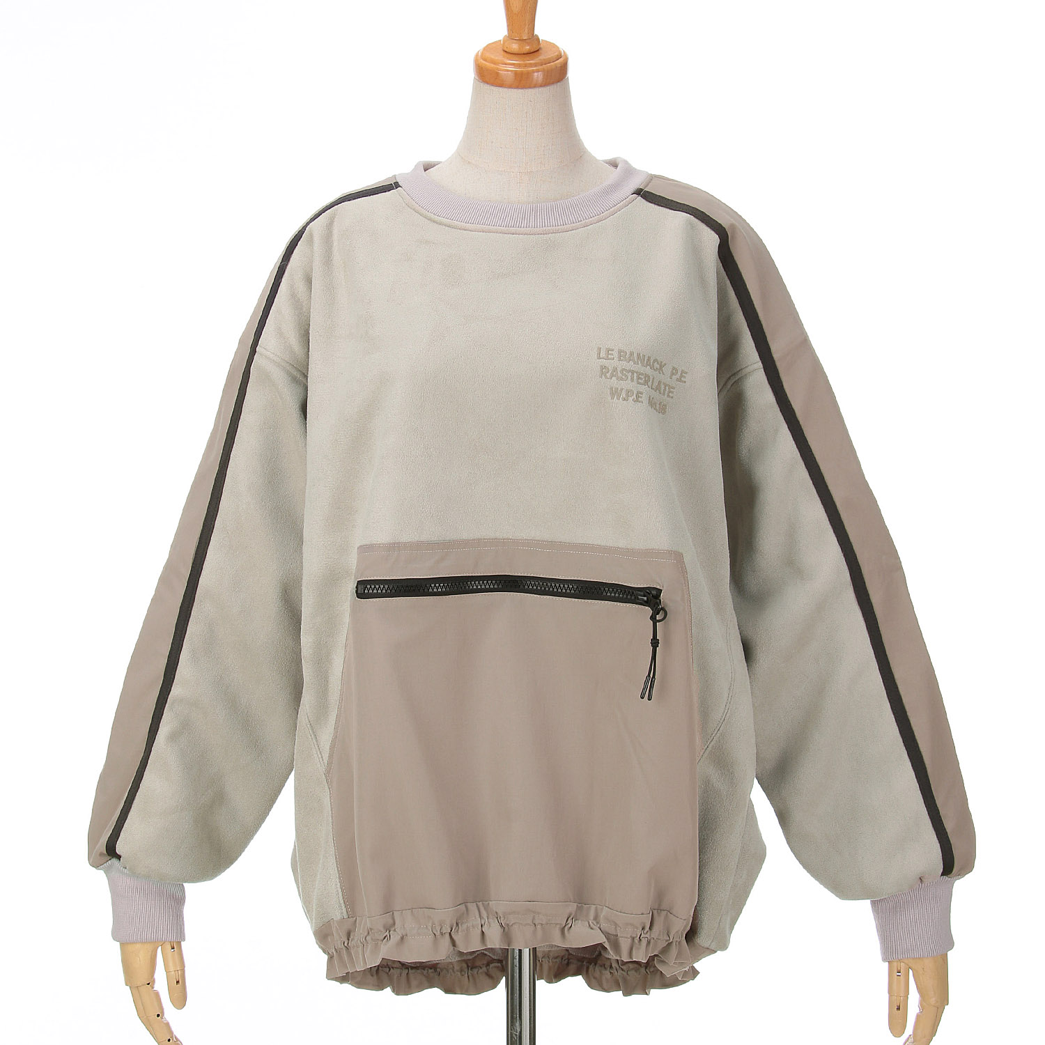 【ETONET限定】iriey フェイクスウェードラインプルオーバー - 画像17