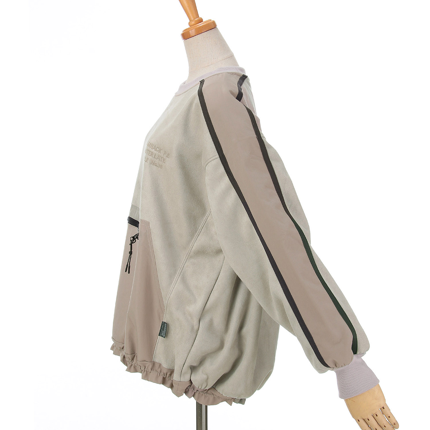 【ETONET限定】iriey フェイクスウェードラインプルオーバー - 画像18