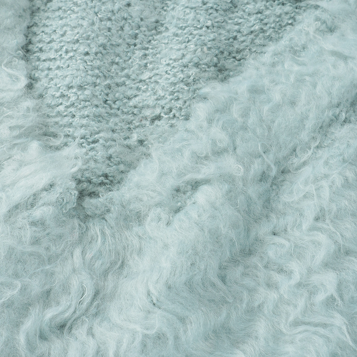 【Inst Live】MAFRAIS ブークレ起毛Vネックプルオーバー - 画像12