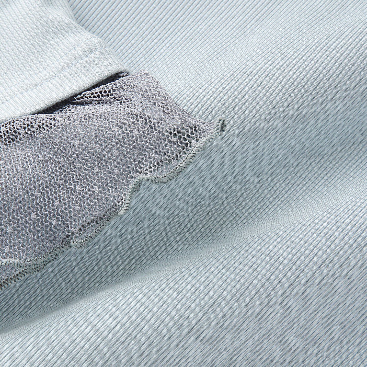 le colis テレコ袖ドットチュールレイヤードプルオーバー - 画像11