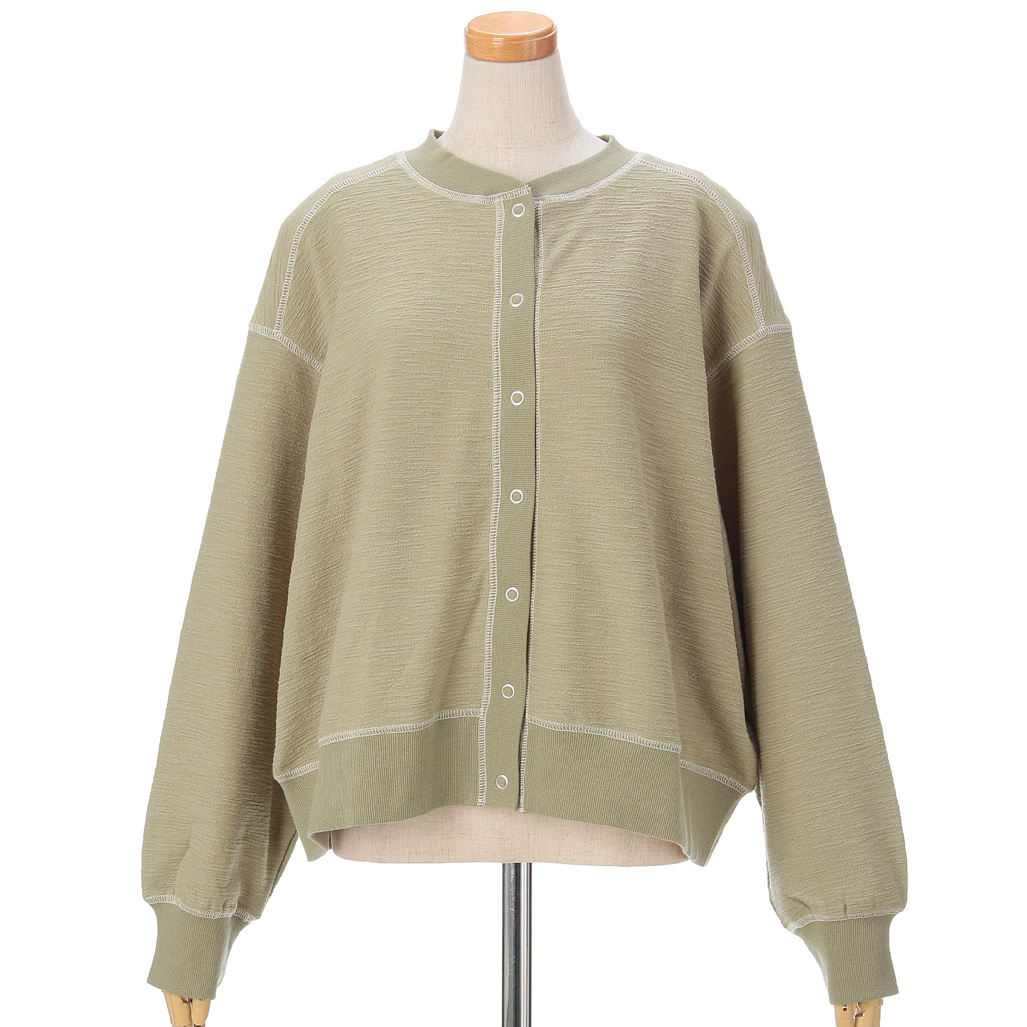 le colis ソフトインレイクロップドカーデ - 画像8