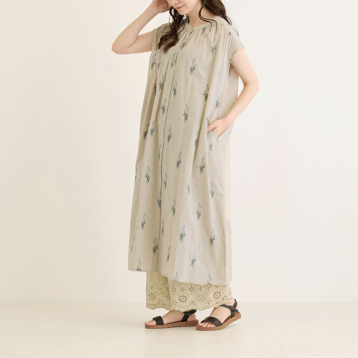 【お取寄せ】PORINA ワンピース ラベンダー - 画像5