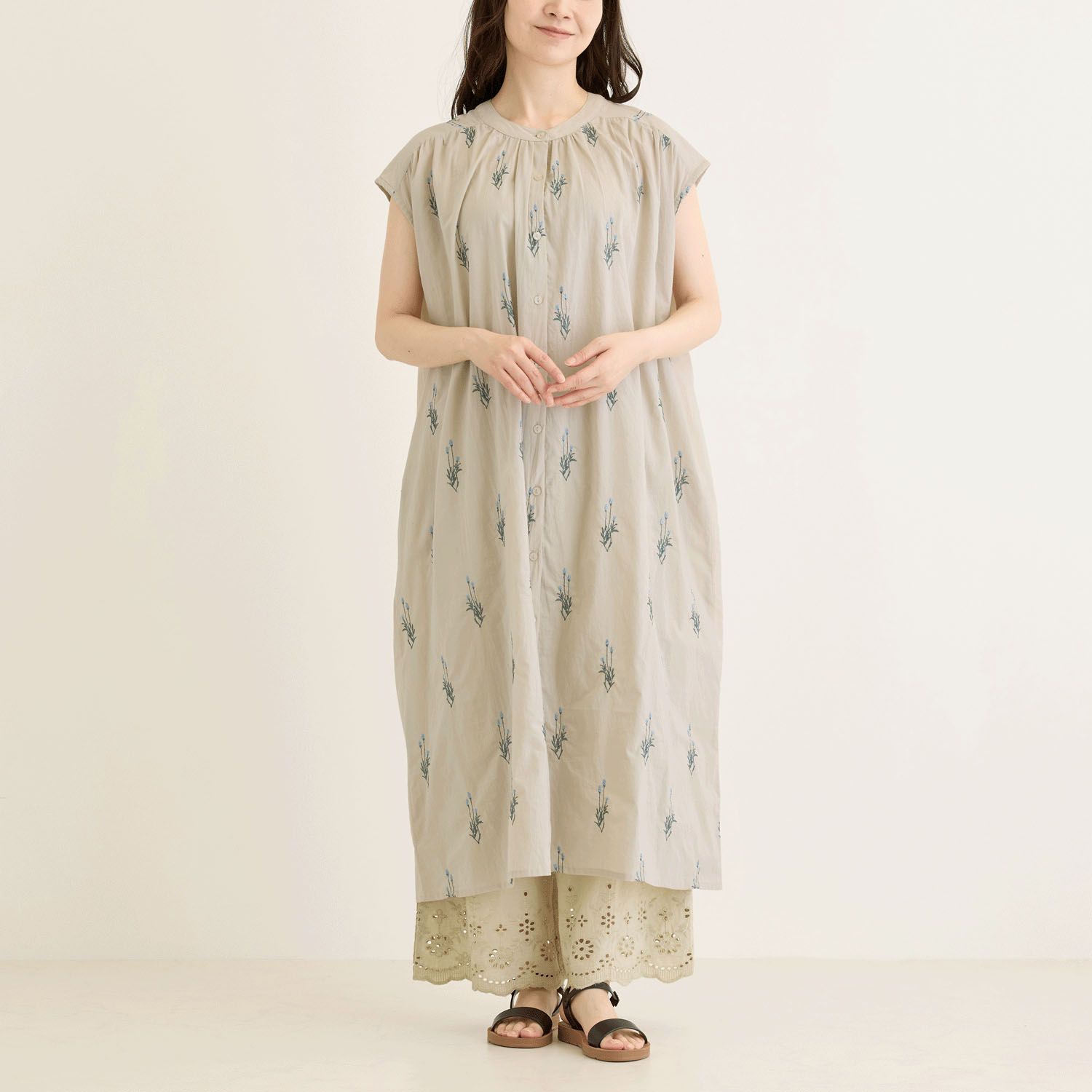 【お取寄せ】PORINA ワンピース ラベンダー - 画像1