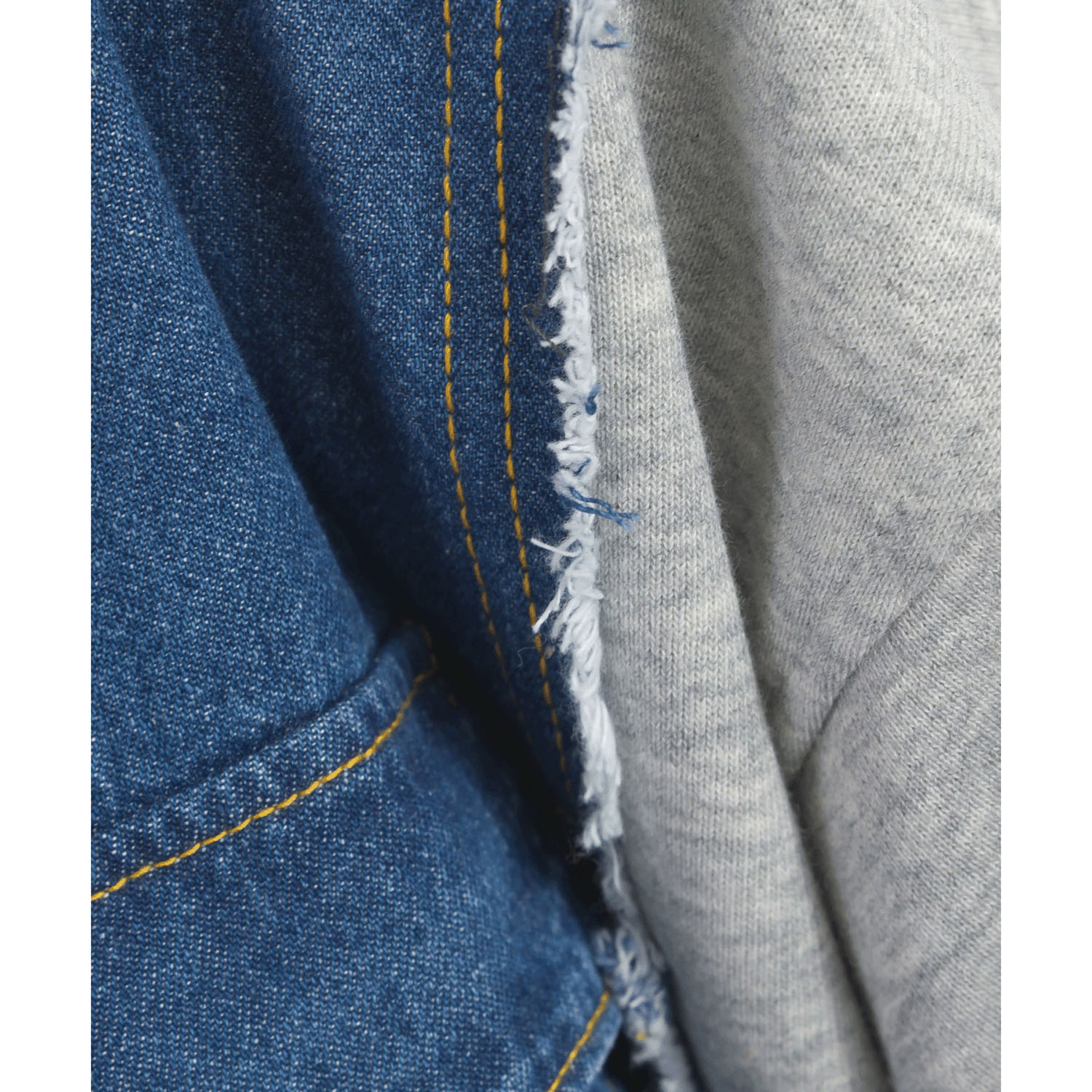 【ETONET限定】 iriey  裏毛Xデニムクル－カーデ - 画像11