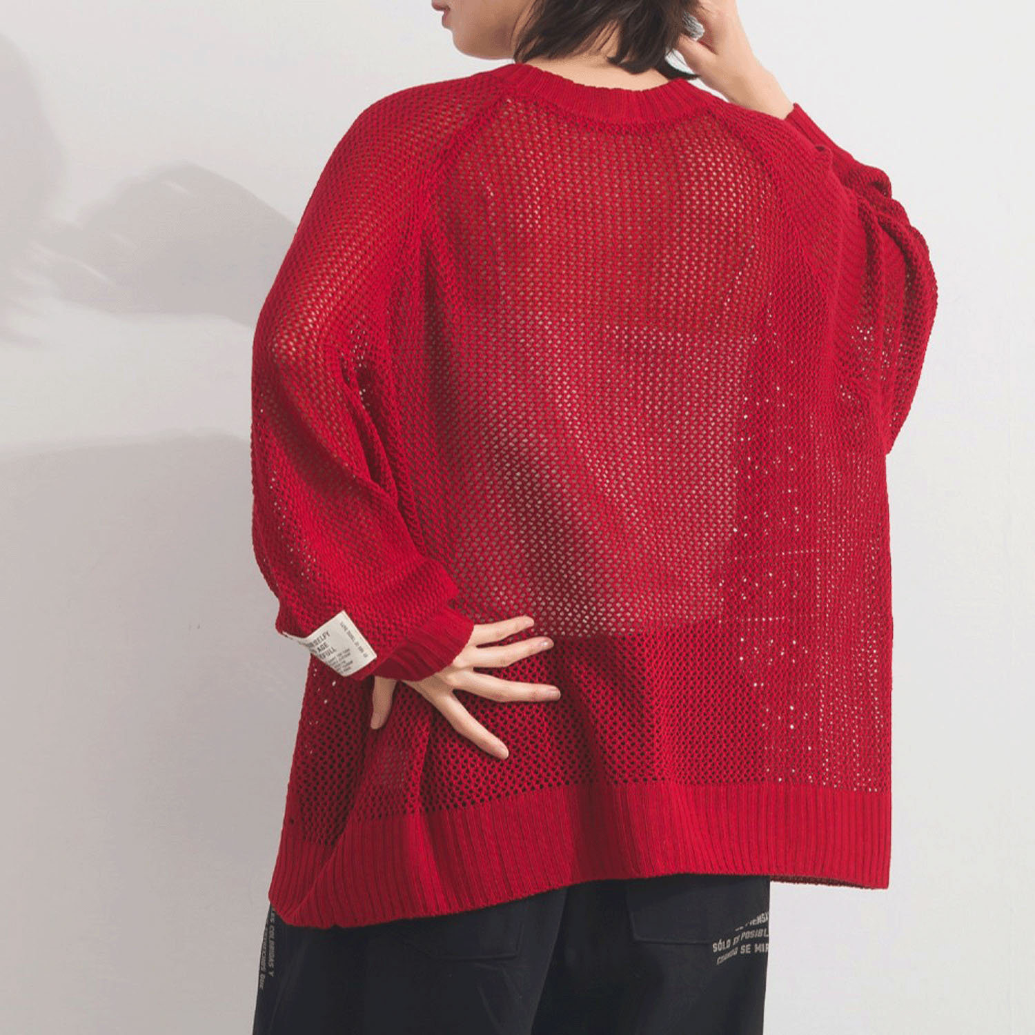 【ETONET限定】iriey 2WAY透かし編みカーデ - 画像15