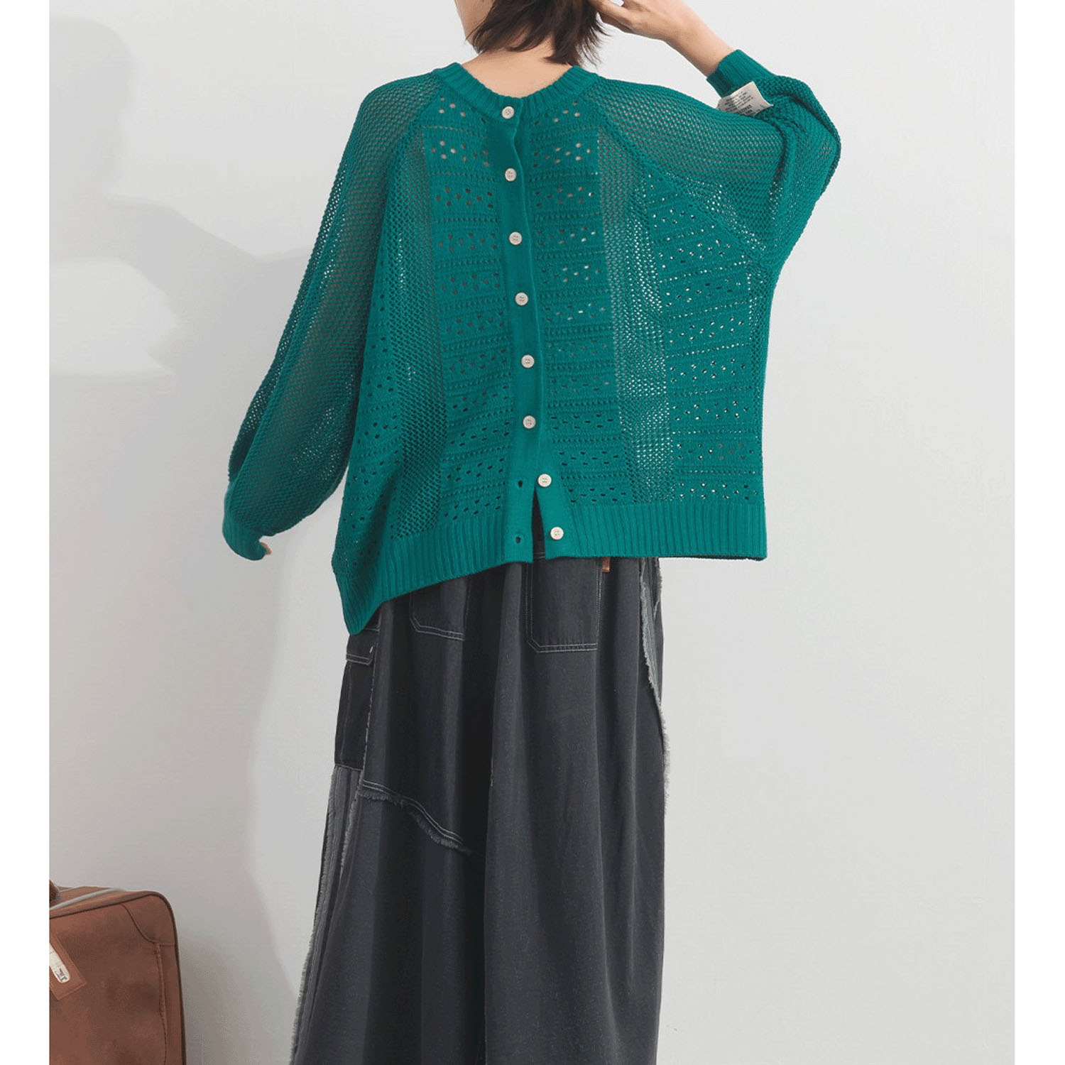 【ETONET限定】iriey 2WAY透かし編みカーデ - 画像31