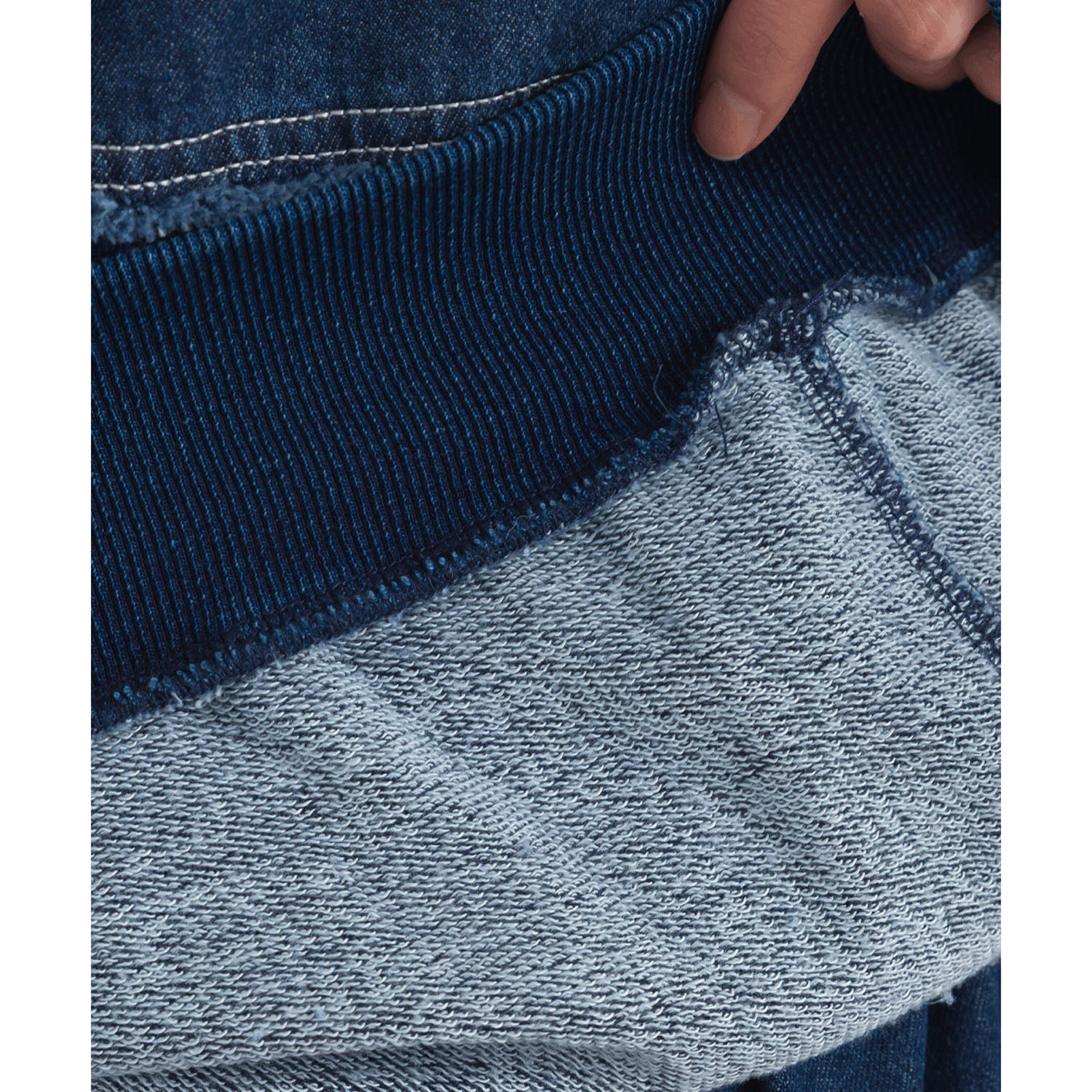 【ETONET限定】iriey 裏毛インディゴ染めラインPO - 画像19