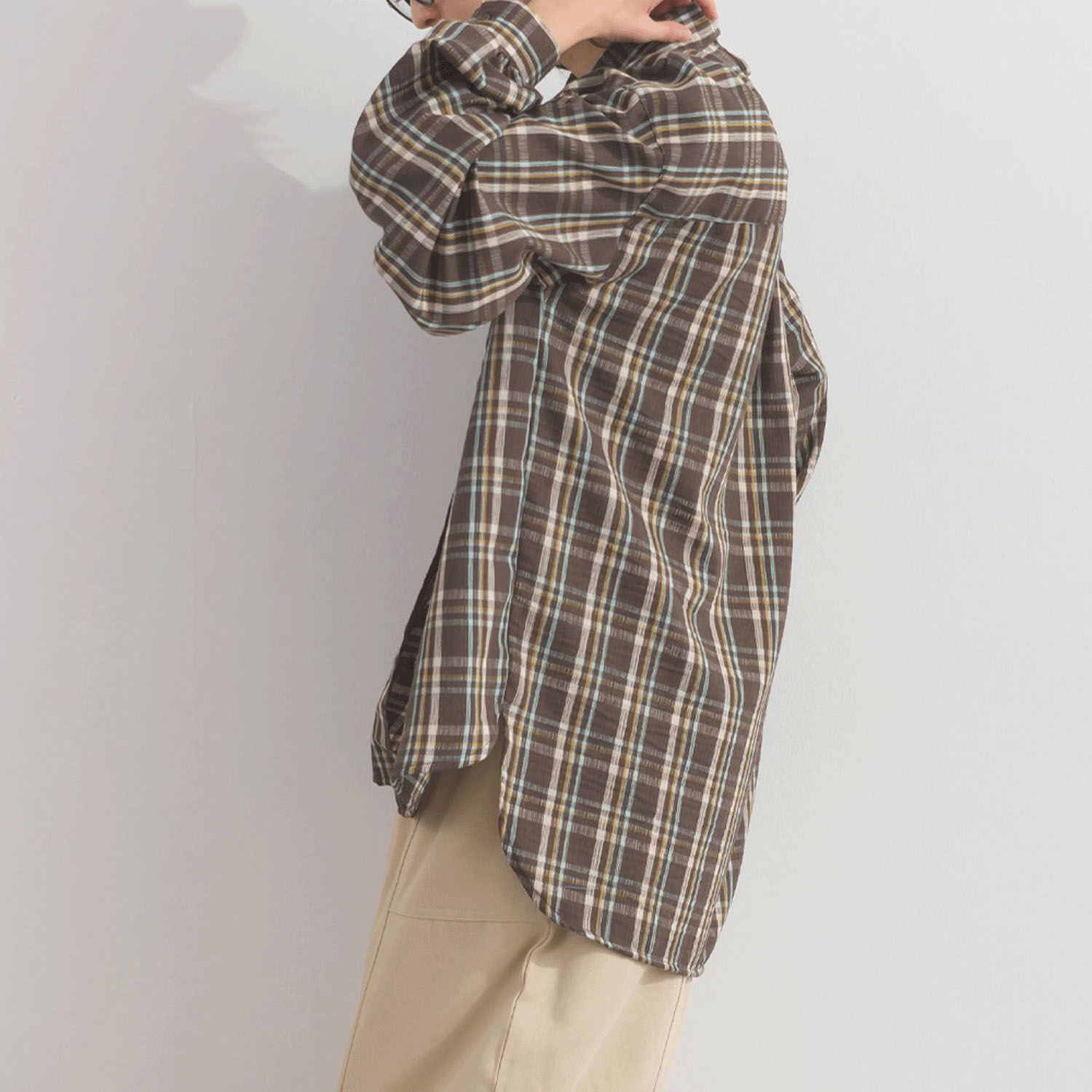 【ETONET限定】 iriey ワッシャーBIGシャツ - 画像13