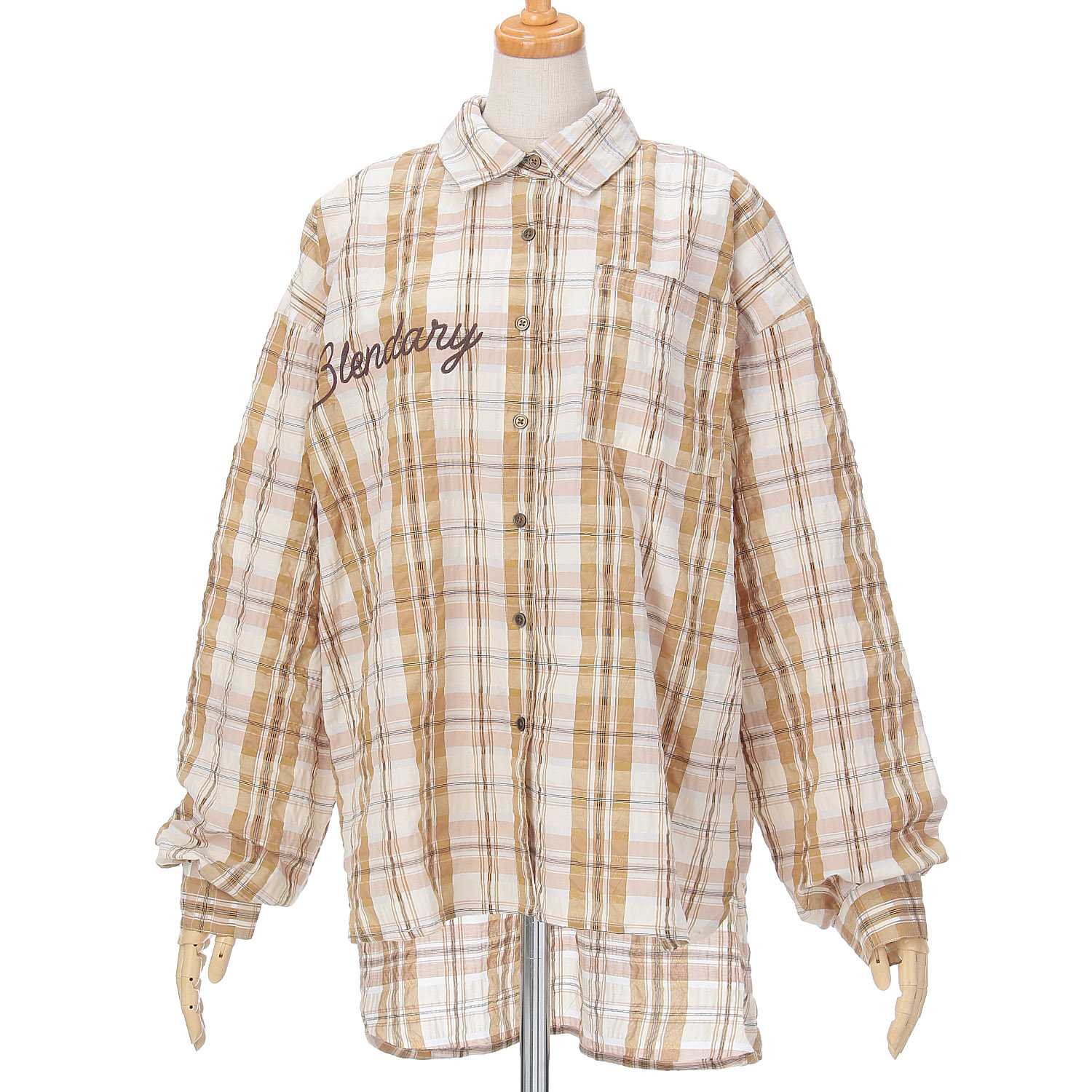 【ETONET限定】 iriey ワッシャーBIGシャツ - 画像29