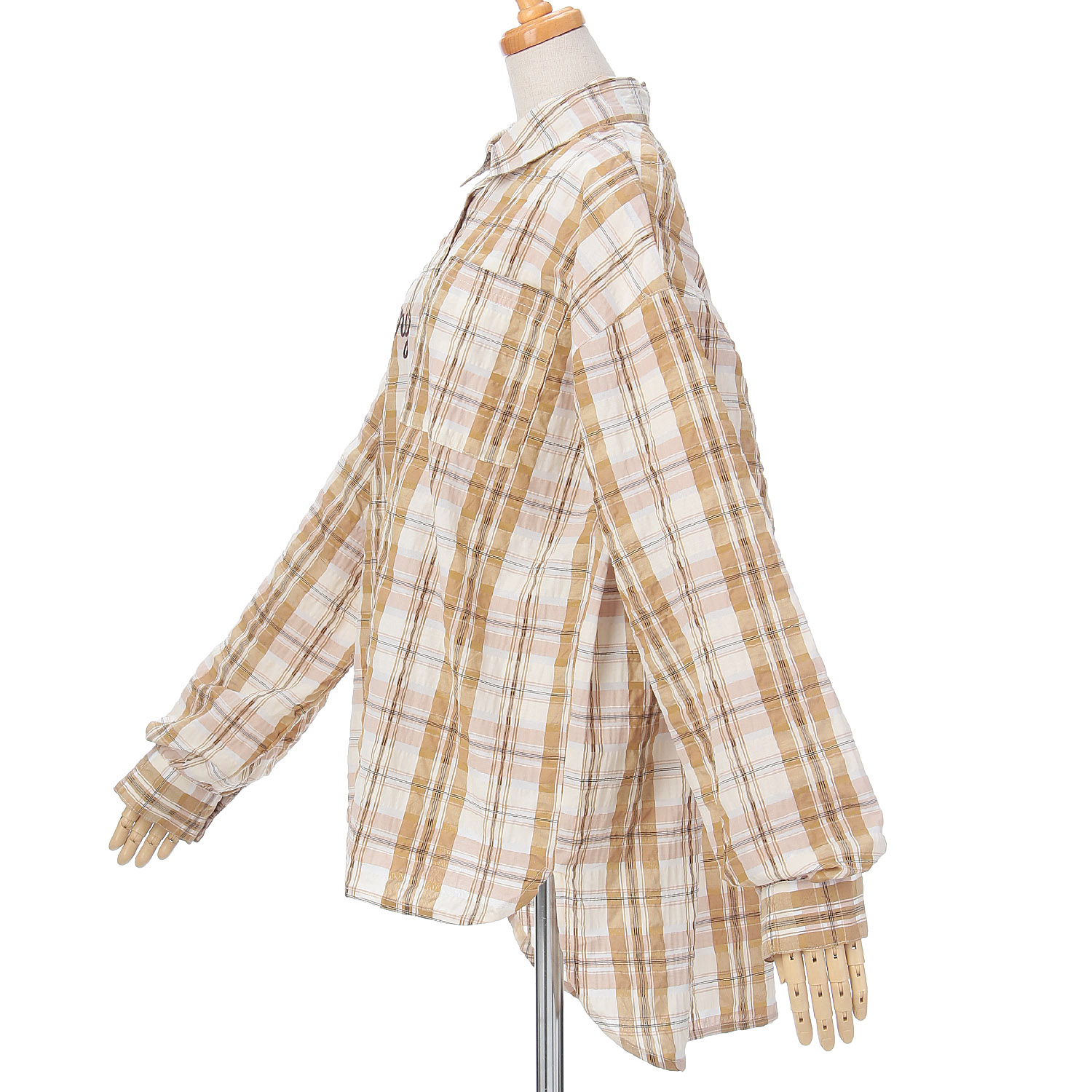 【ETONET限定】 iriey ワッシャーBIGシャツ - 画像30