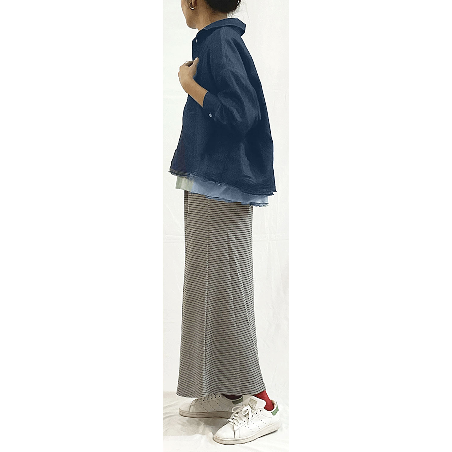 GENTIL デニムショート丈シャツ - 画像7