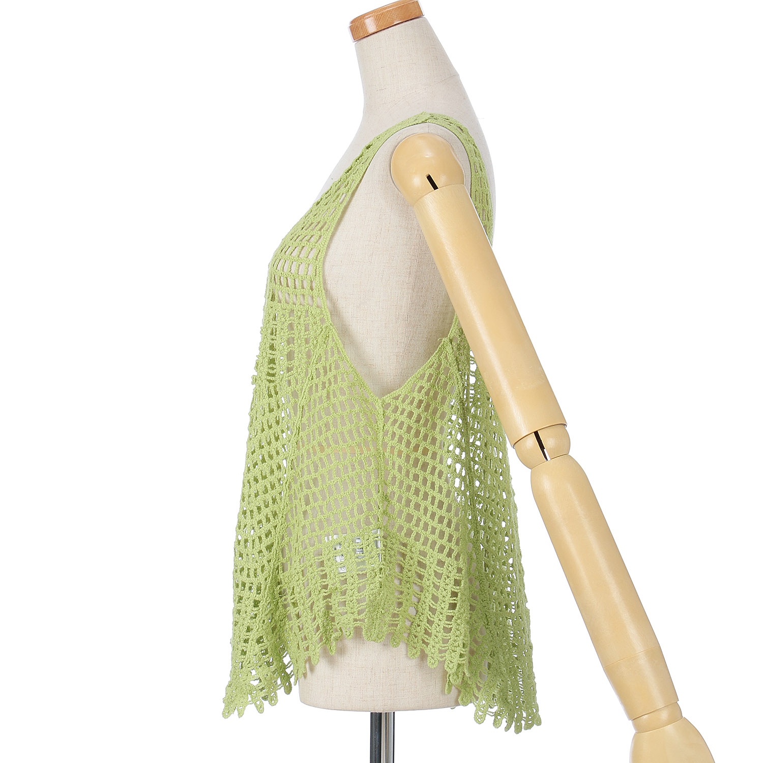 GENTIL かぎ針風レースキャミソール - 画像4