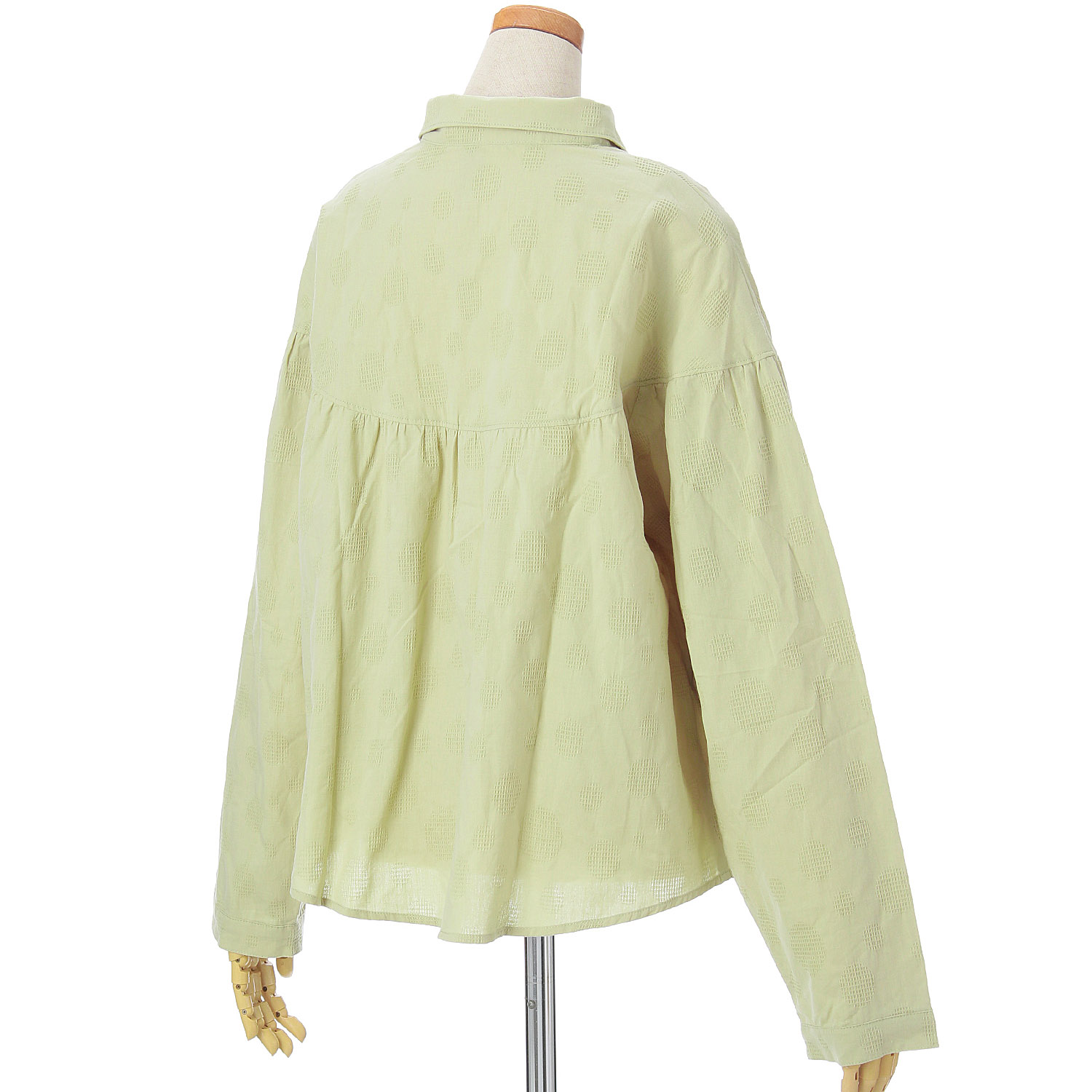 le colis  ランダムドットジャカード切替シャツ - 画像8