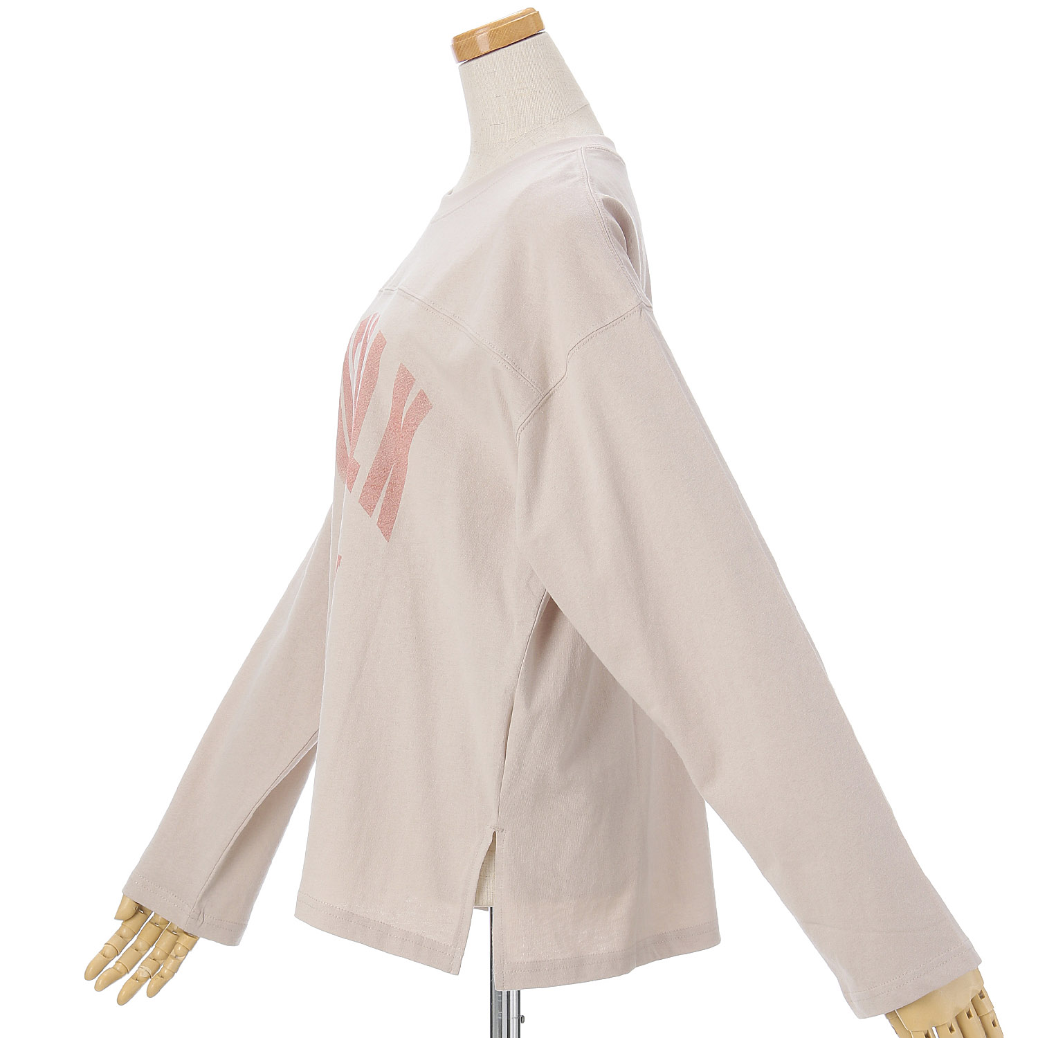 【Insta Live】le colis  OE天竺フットボールロゴTEE - 画像4