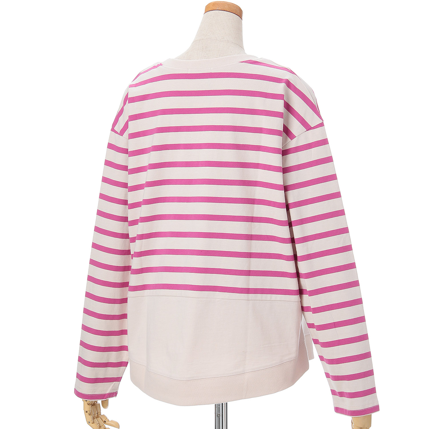 le colis  裾切替えボーダーまるプルオーバー - 画像4