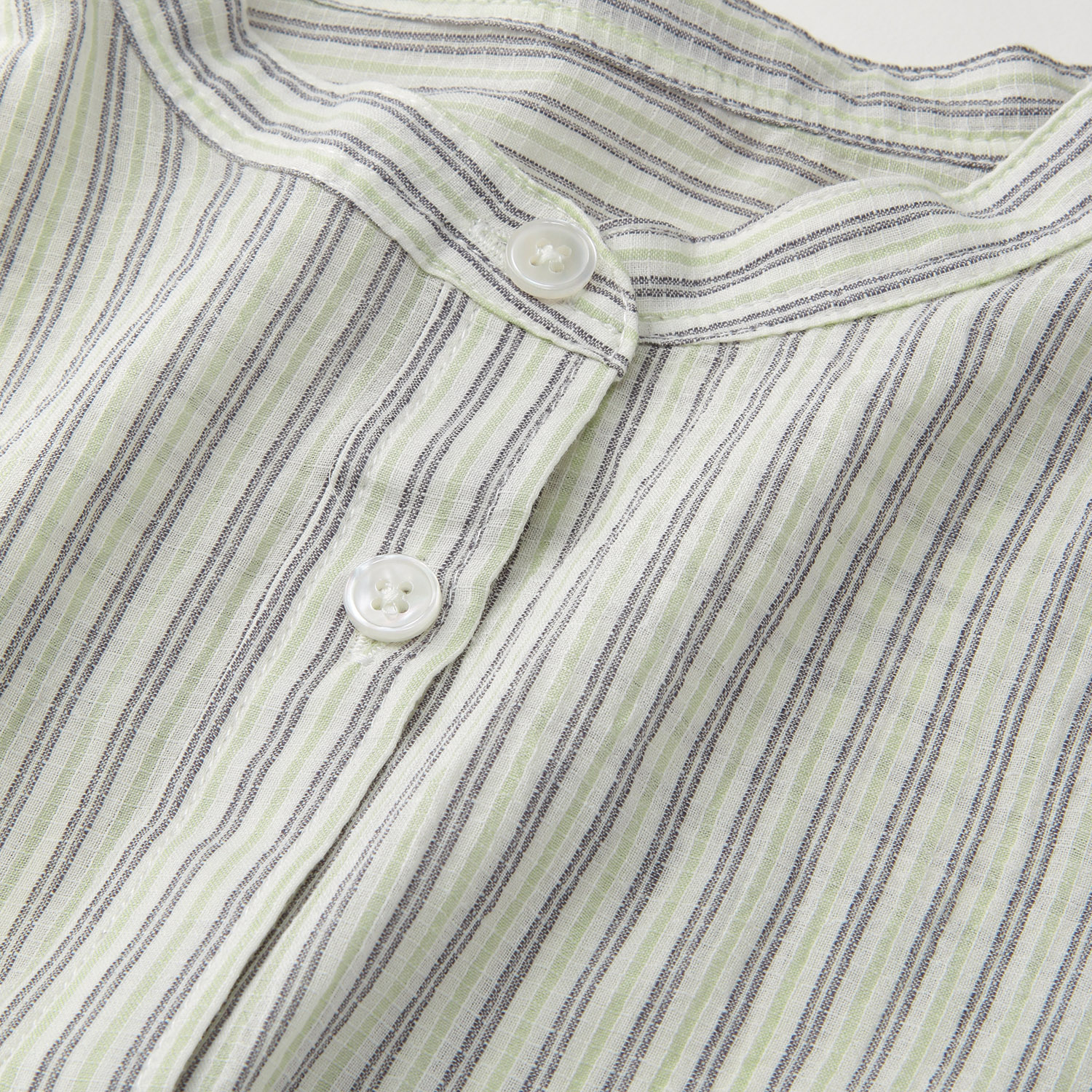 le colis ラティスボイルドルマンシャツ5分袖 - 画像6