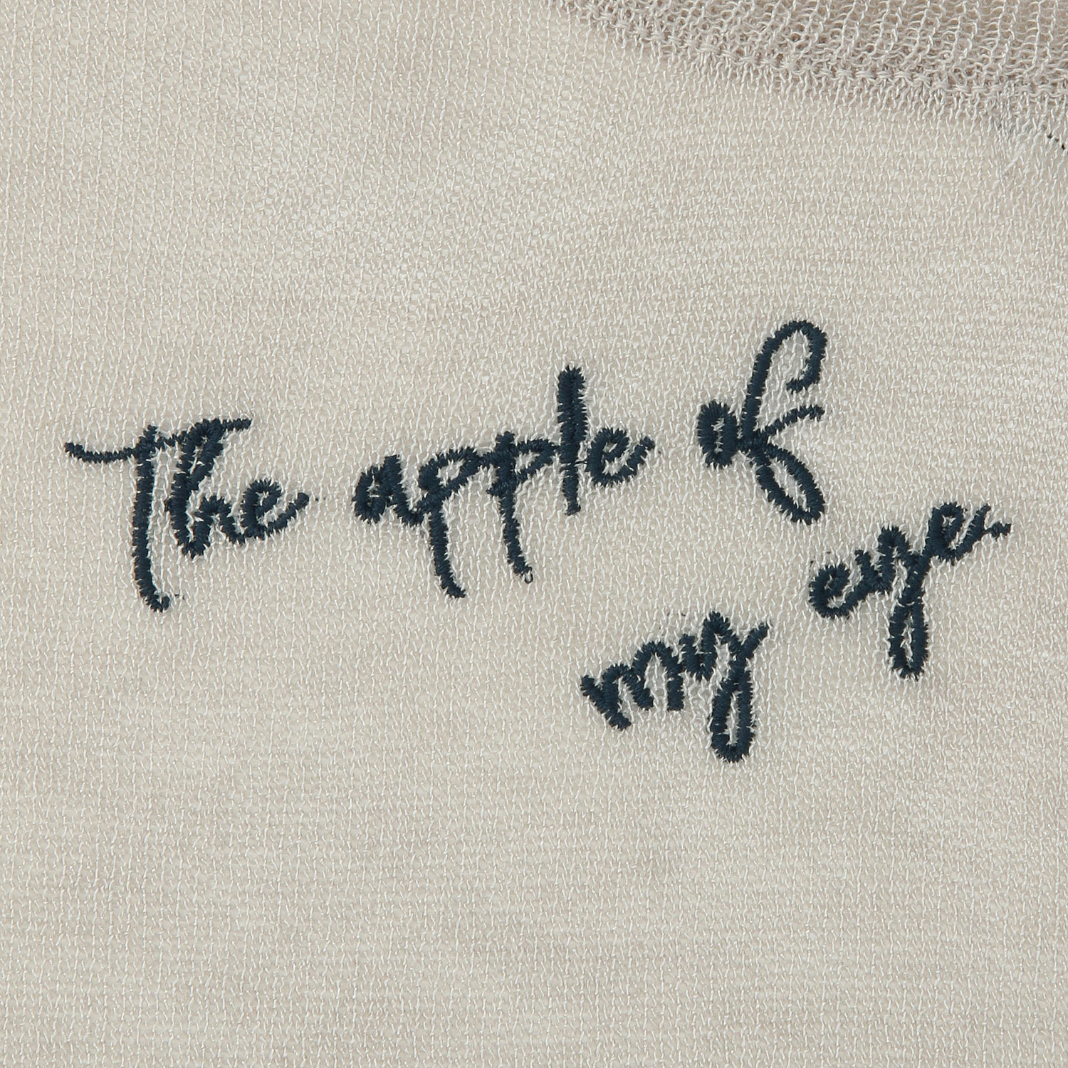 le colis シャリシャリシアーロゴ刺繍ワイドカーデ - 画像3