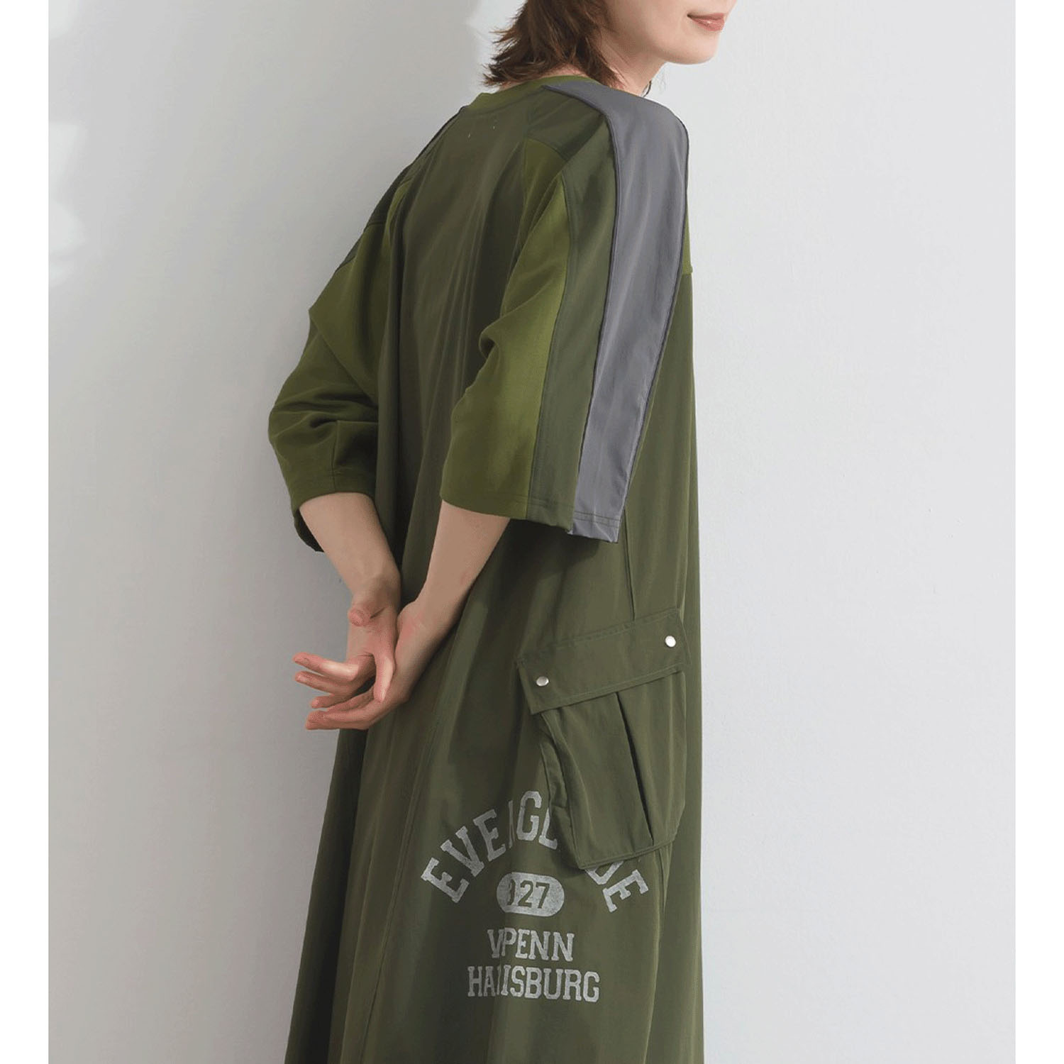 【ETONET限定】 iriey 配色ラインワンピース - 画像19