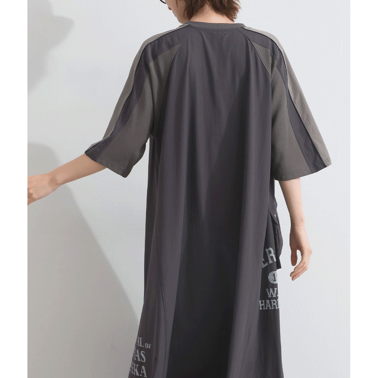 【ETONET限定】 iriey 配色ラインワンピース - 画像5