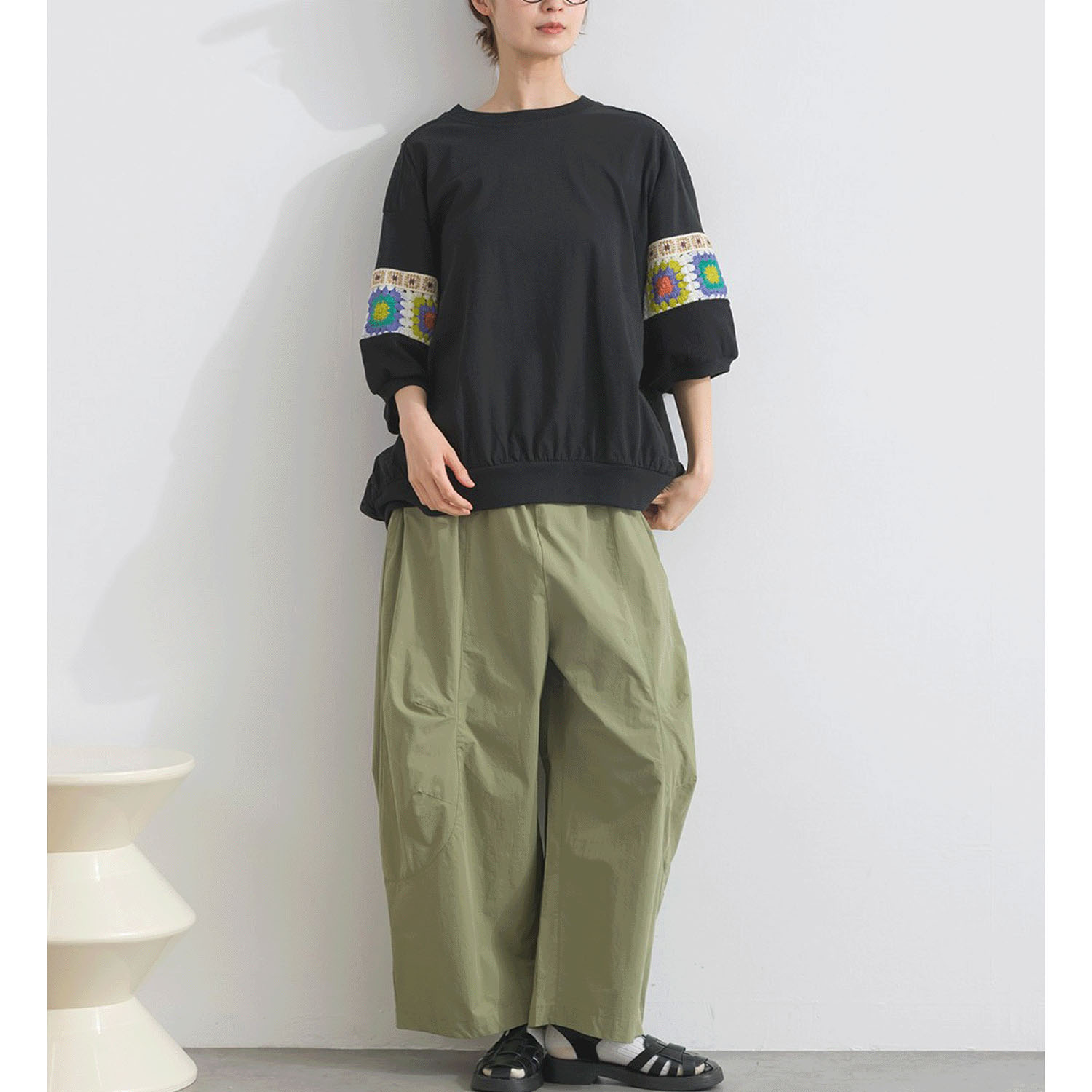 【ETONET限定】 iriey クロシェモチーフプルオーバー - 画像14