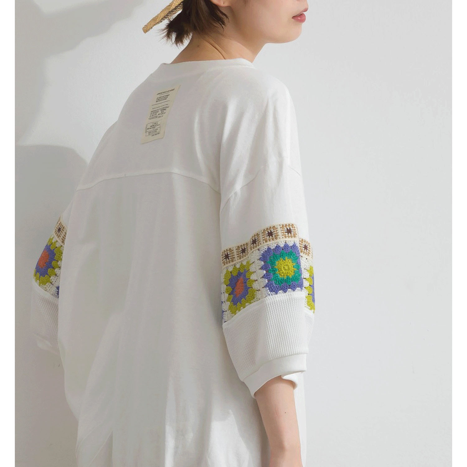 【ETONET限定】 iriey クロシェモチーフプルオーバー - 画像19