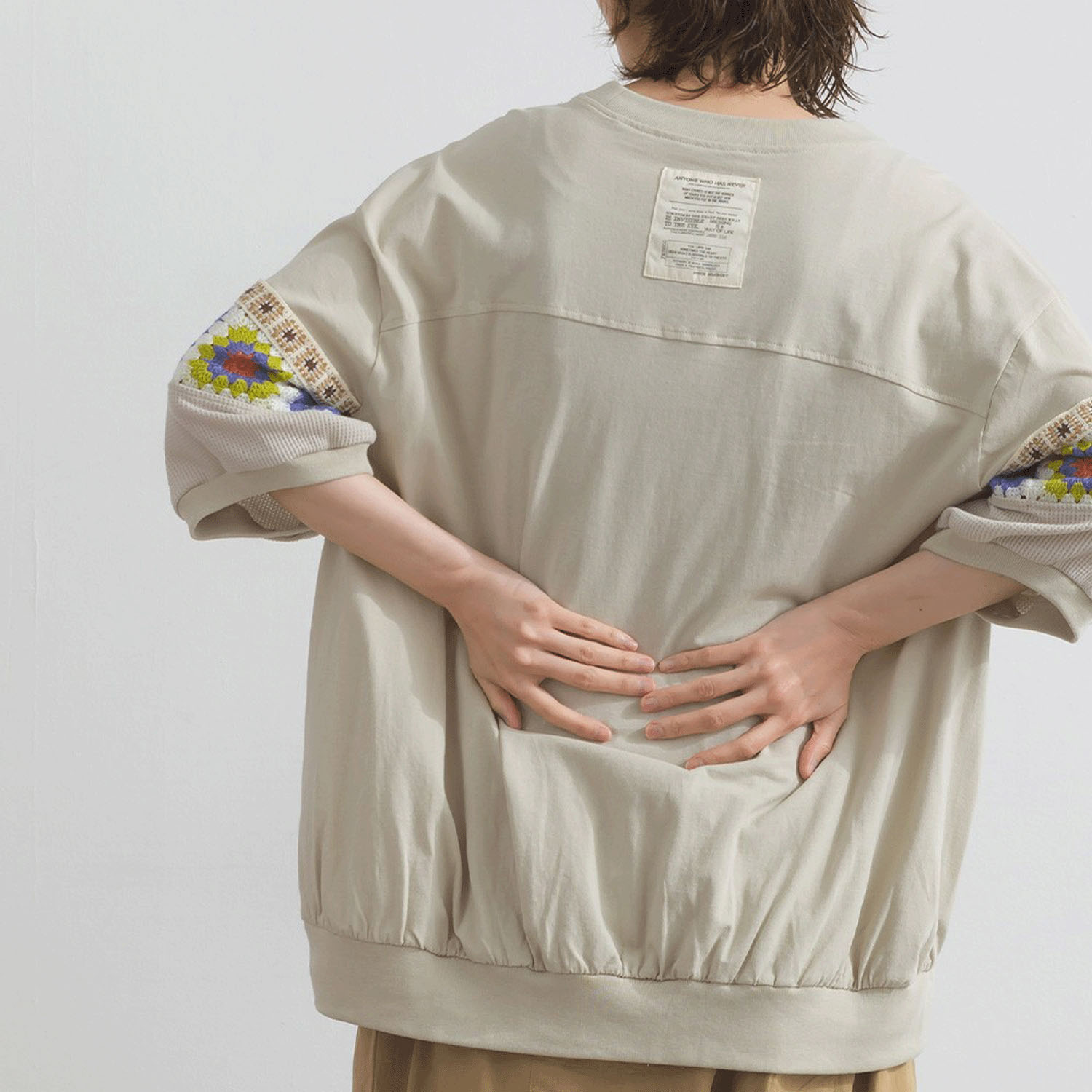 【ETONET限定】 iriey クロシェモチーフプルオーバー - 画像6