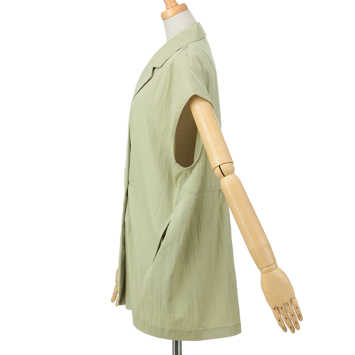 le colis ナイロンヴィンテージテーラーベスト - 画像11