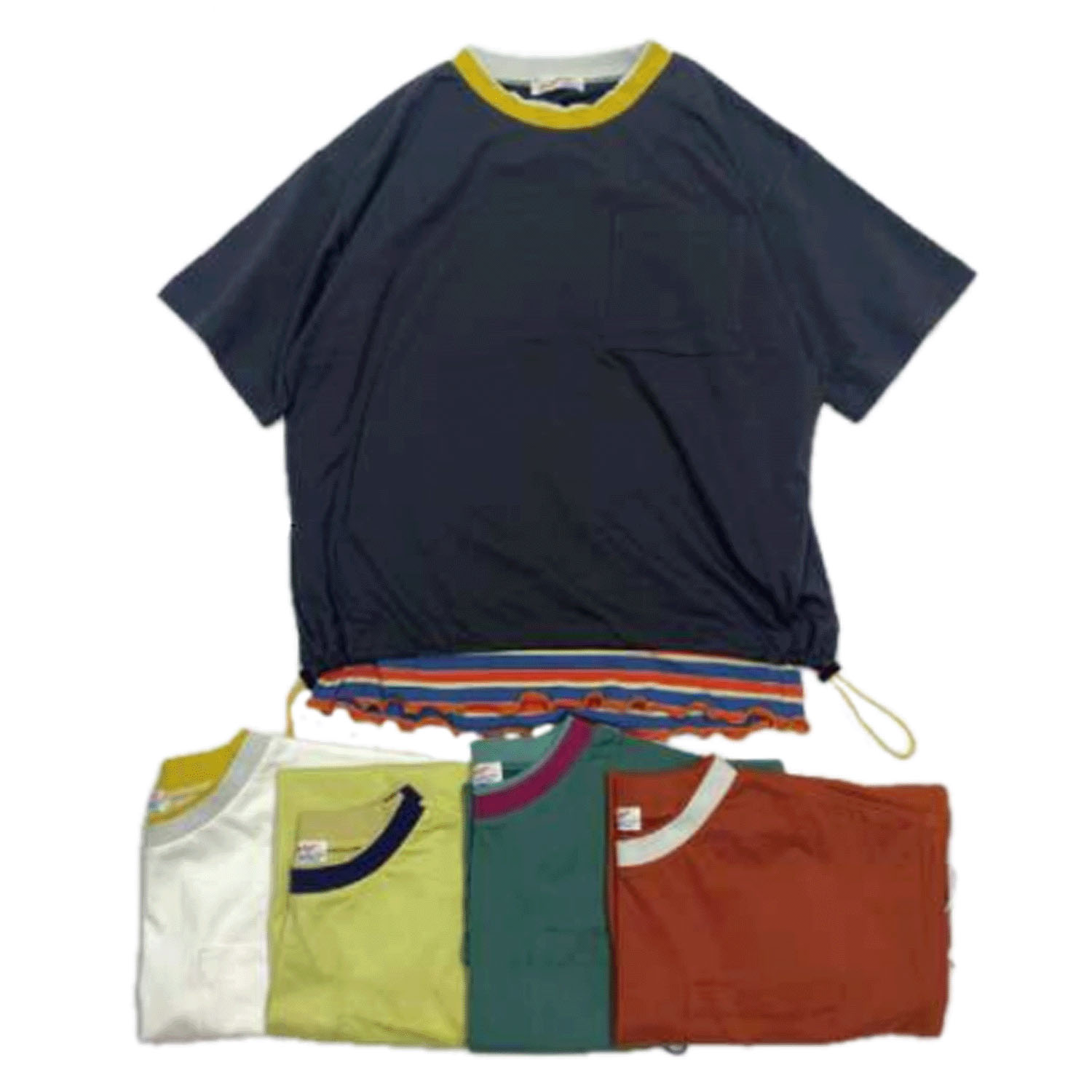 【Insta Live】GENTIL 衿レイヤード裾ドロストTee - 画像2