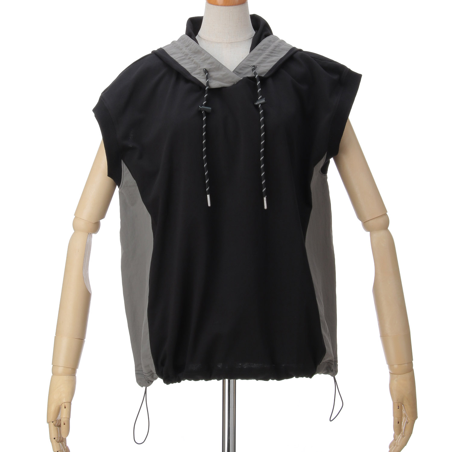 le colis ナイロン切替パーカー - 画像4