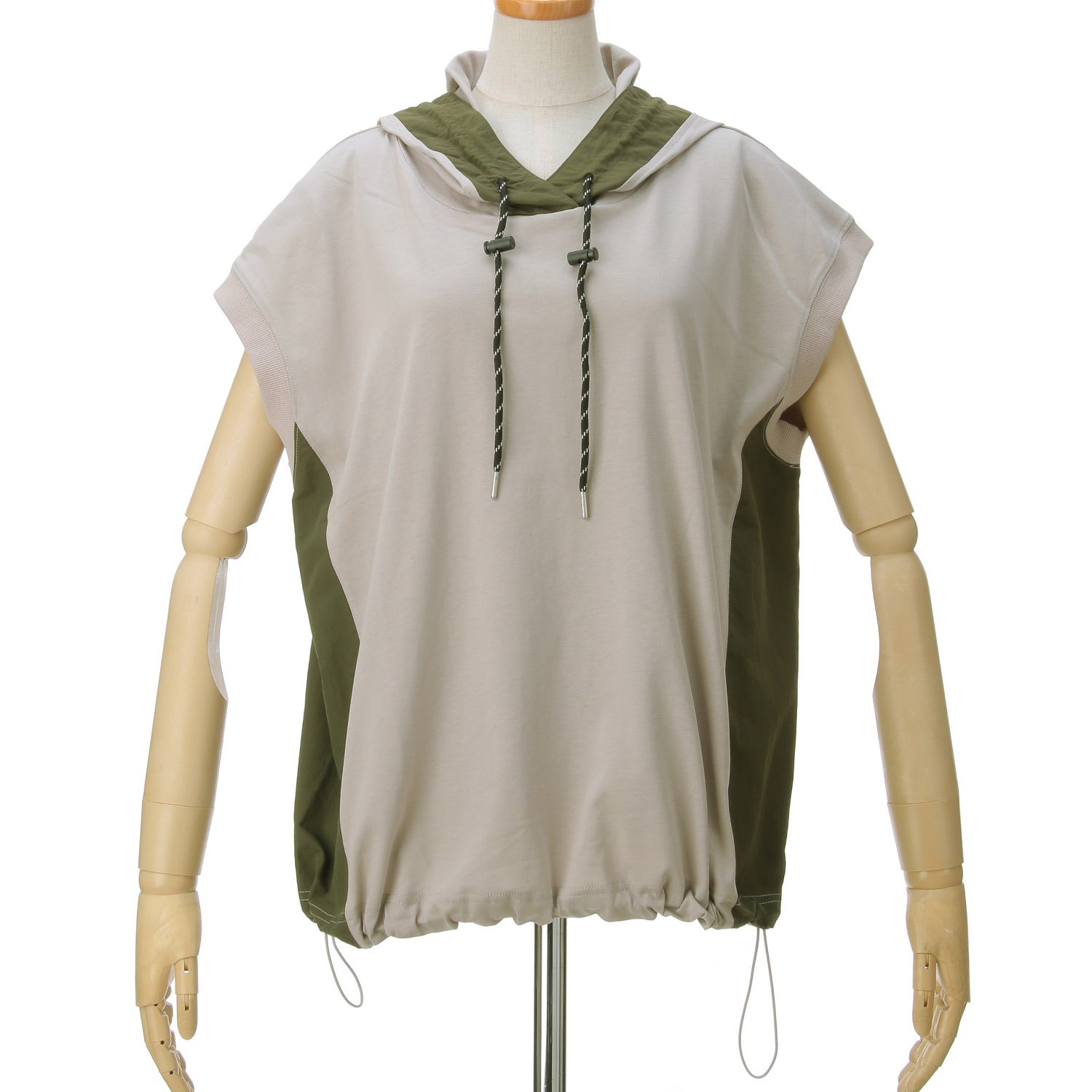 le colis ナイロン切替パーカー - 画像5