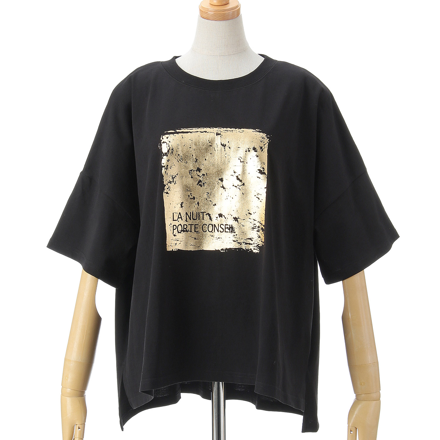 le colis ドライタッチワイドロゴTEE 接触冷感 - 画像2