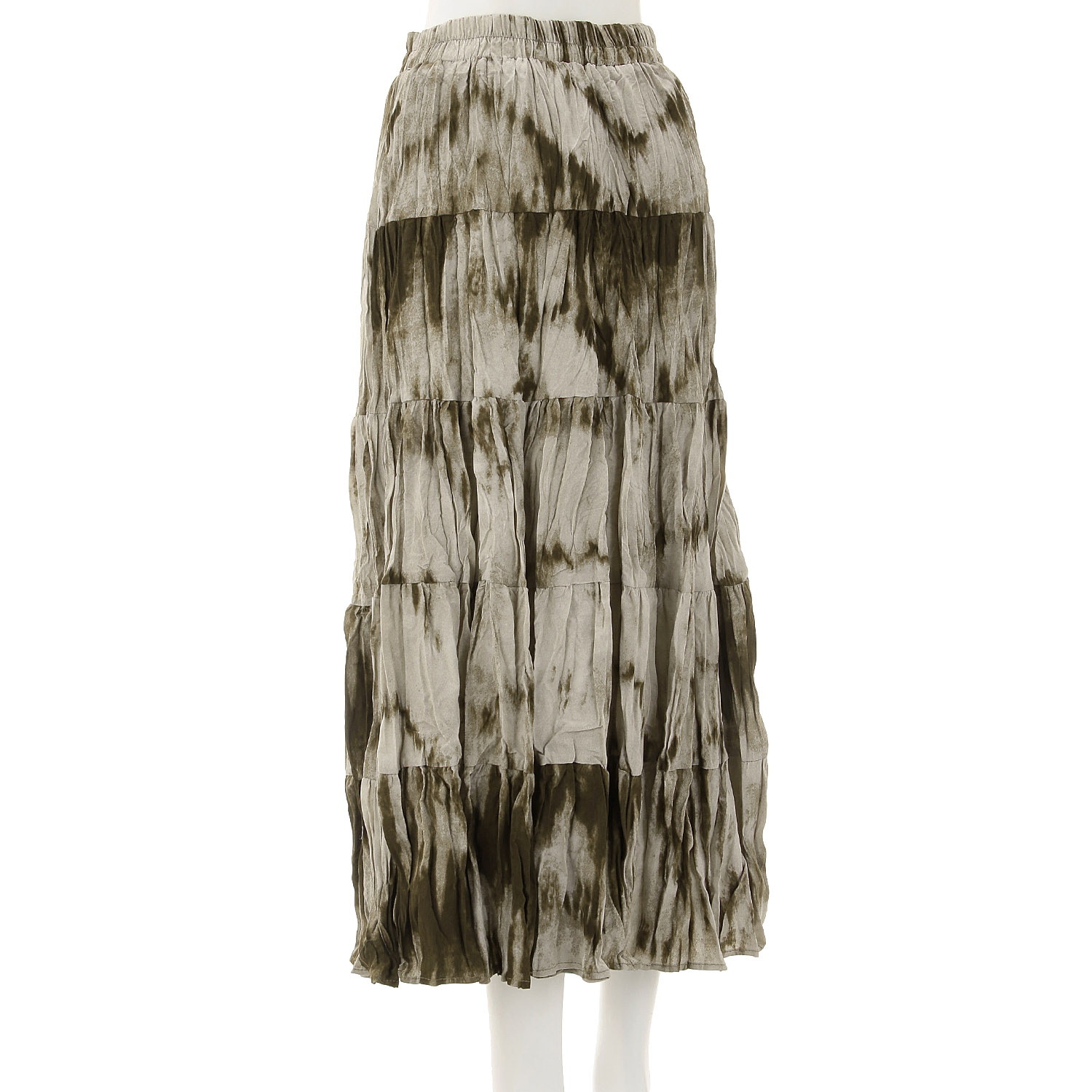 GENTIL タイダイプリント クリンクル加工スカート - 画像11