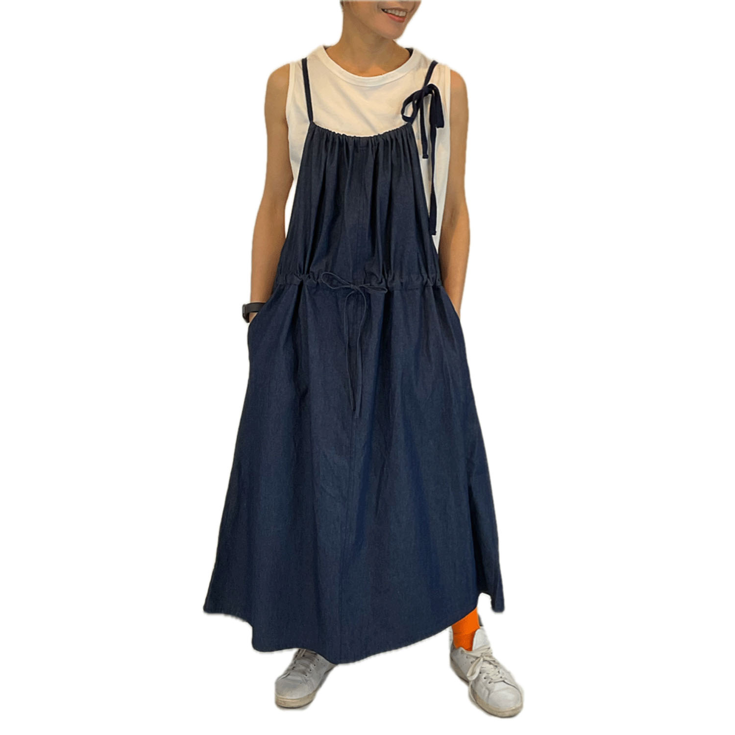 【InstaLive】GENTIL デニムと小花柄の前後2WAYジャンスカ - 画像1