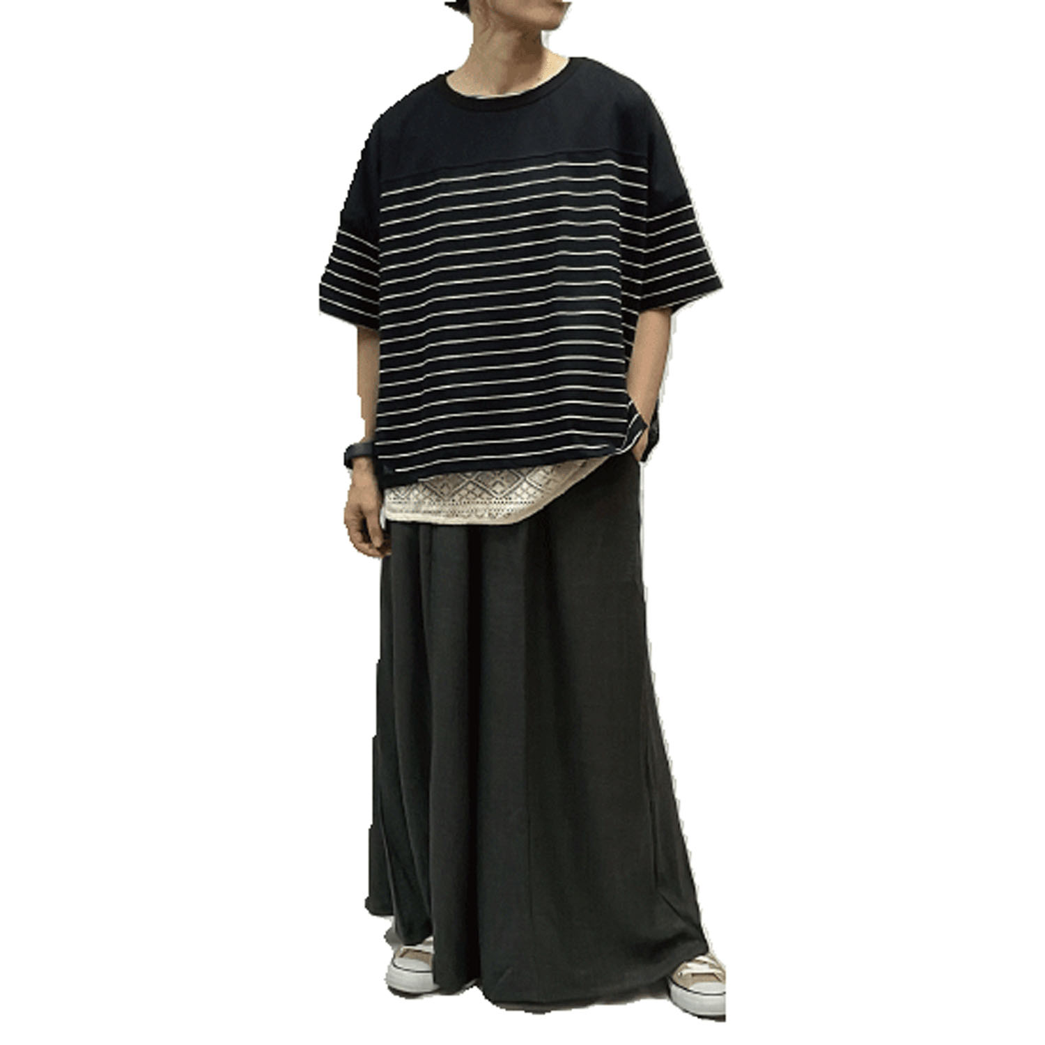 GENTIL フレアーワイドパンツ - 画像3