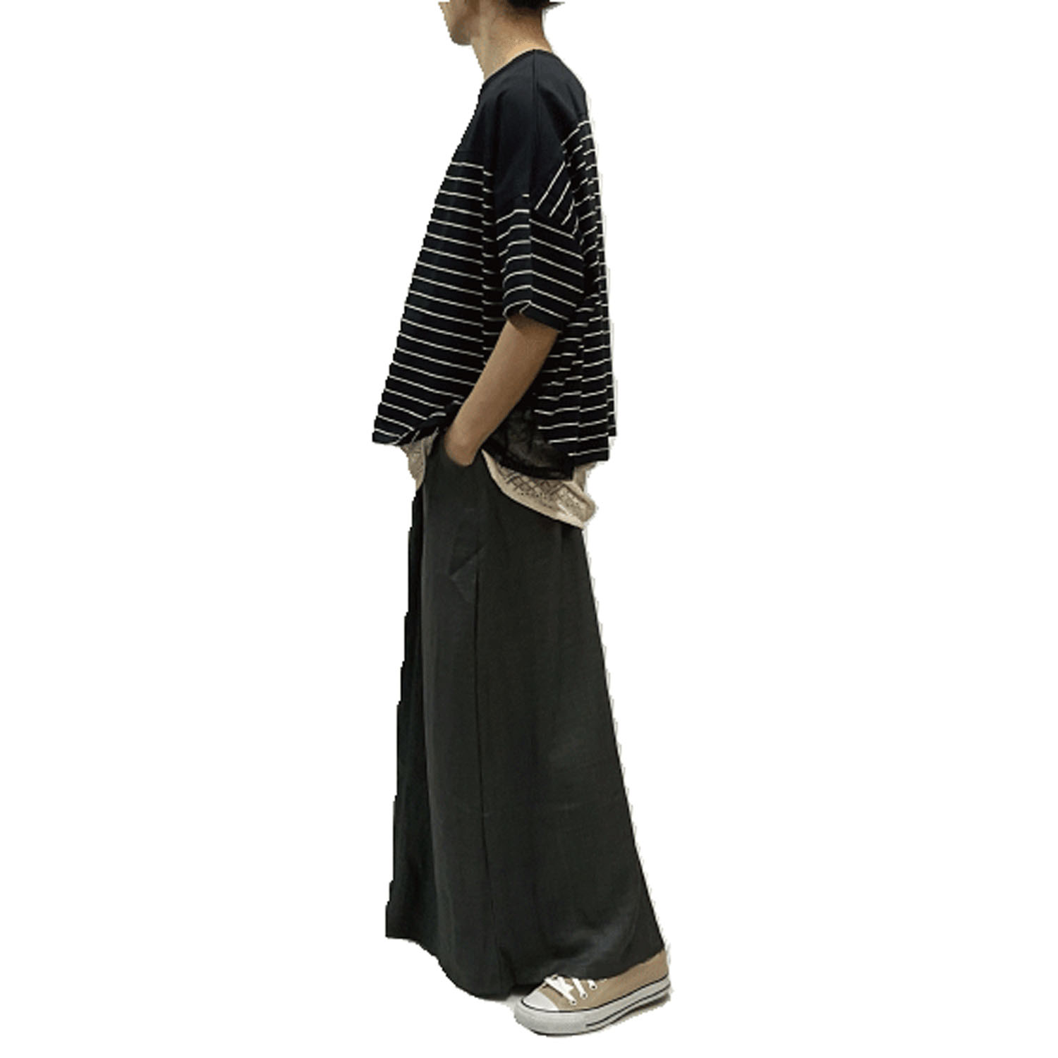 GENTIL フレアーワイドパンツ - 画像4