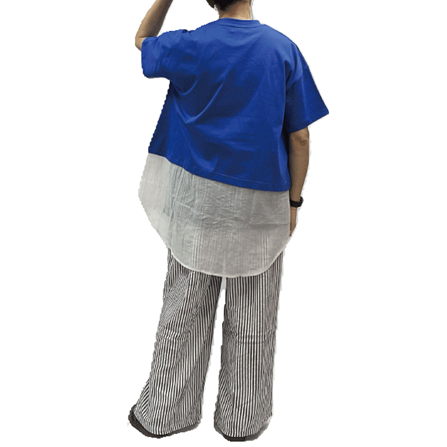 GENTIL シャツレイヤード風プリントT - 画像11