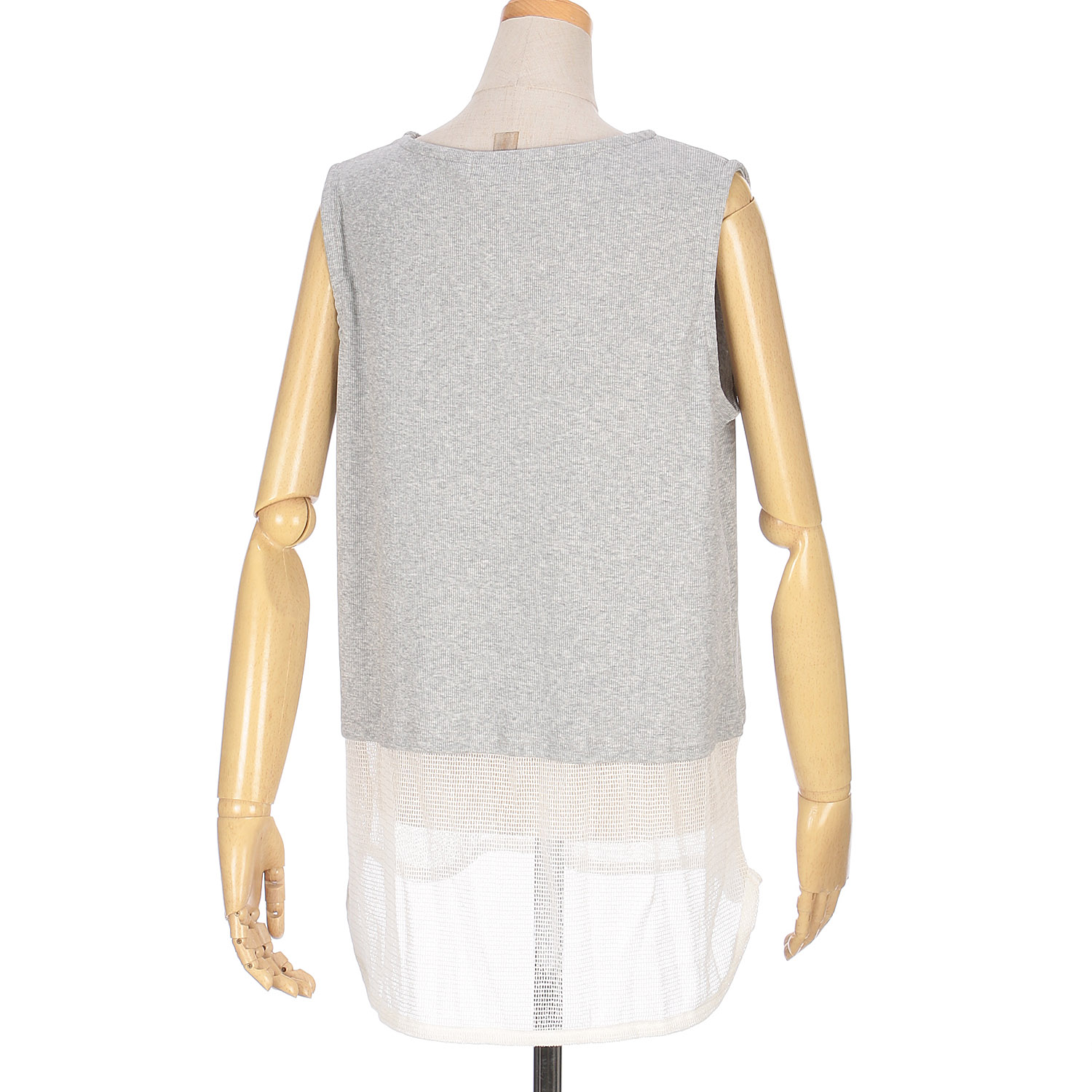 GENTIL メッシュ切替テレコタンク - 画像6