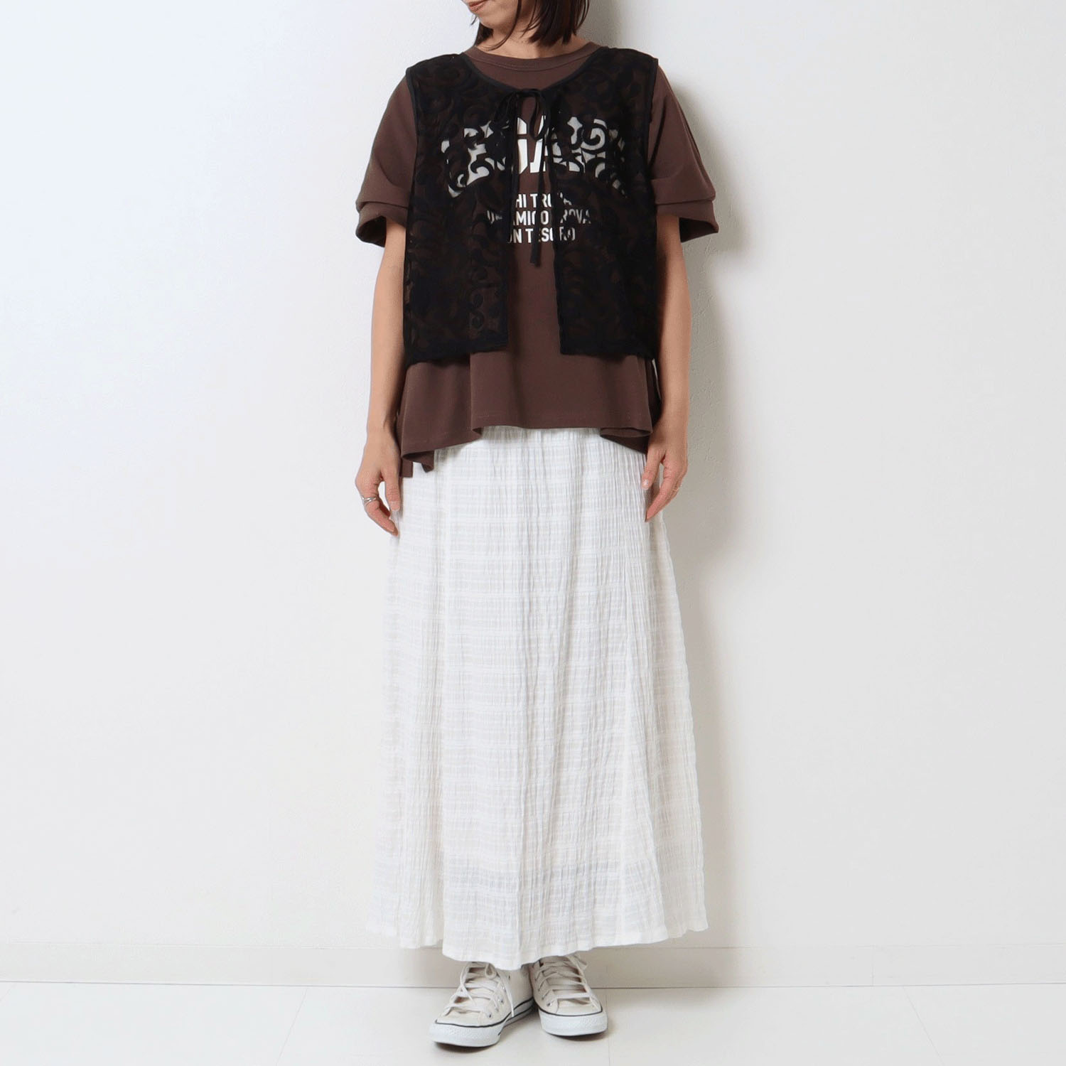 le colis シャーリングフレアースカート - 画像4