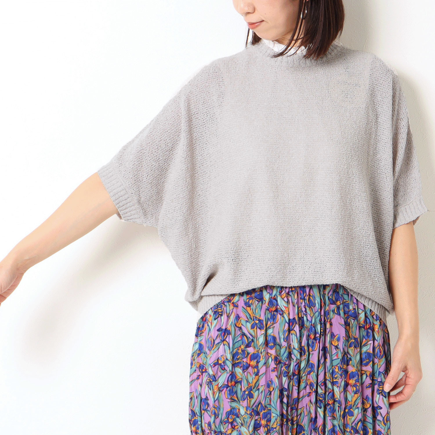 le colis ラメブークレードルマンプルオーバー - 画像2