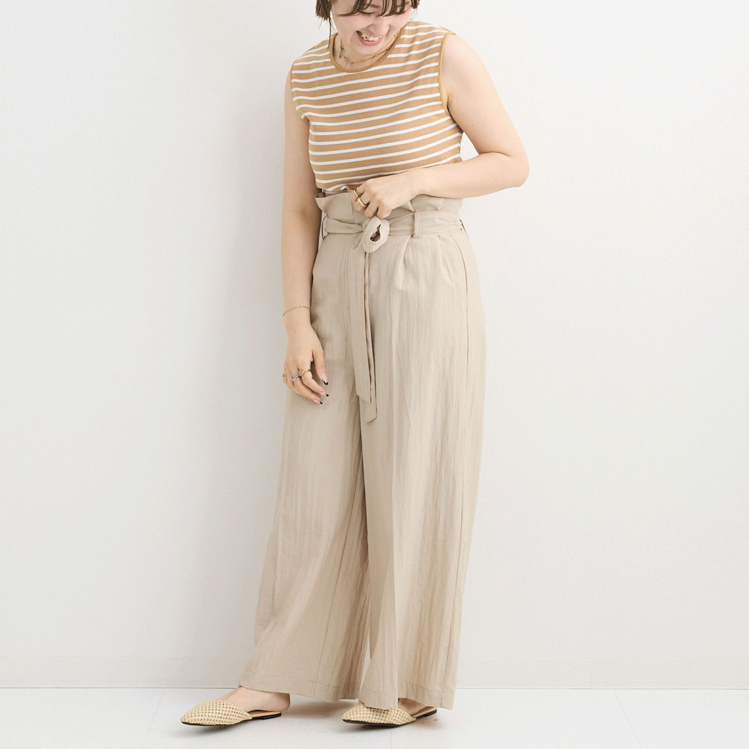 MAFRAIS ワッシャーナイロンタックパンツ - 画像1