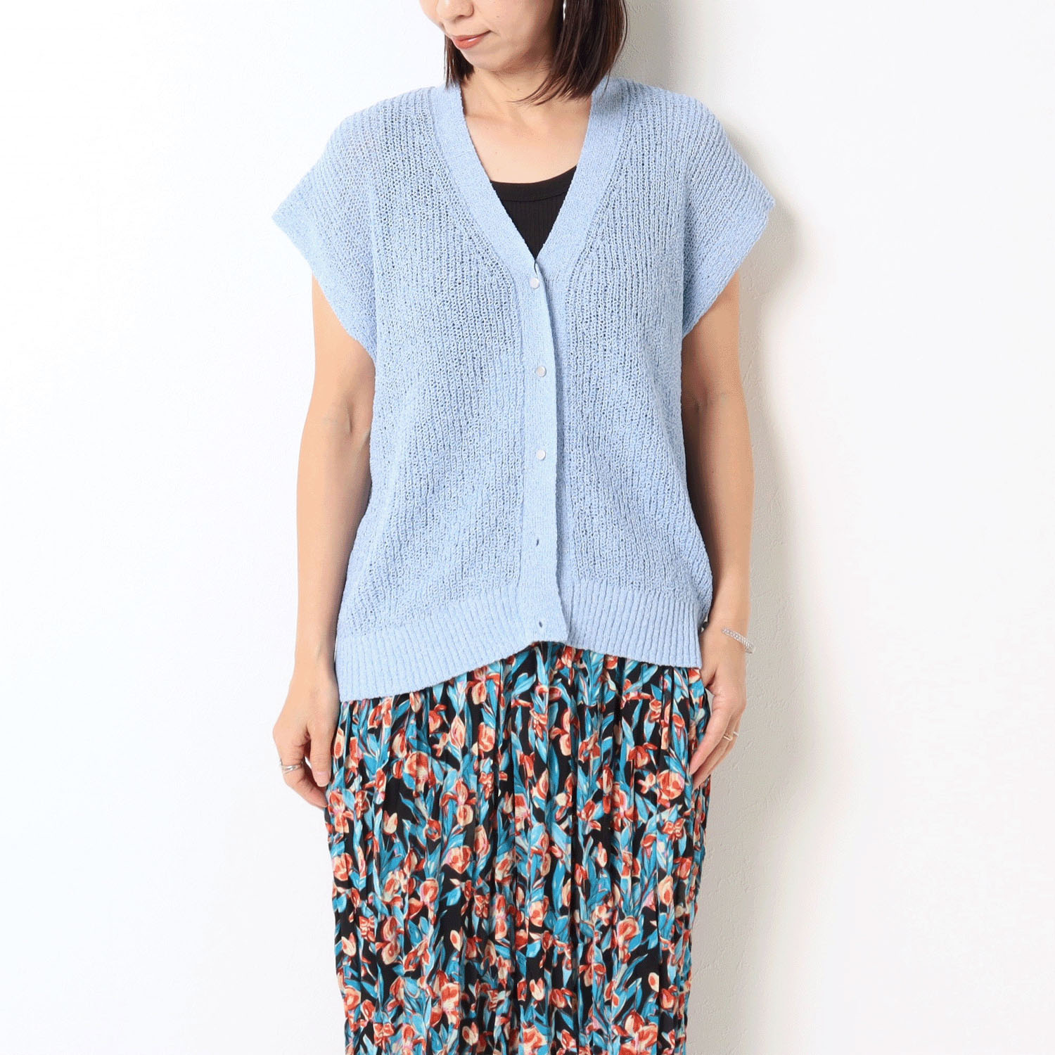 le colis ラメブークレーベスト - 画像1