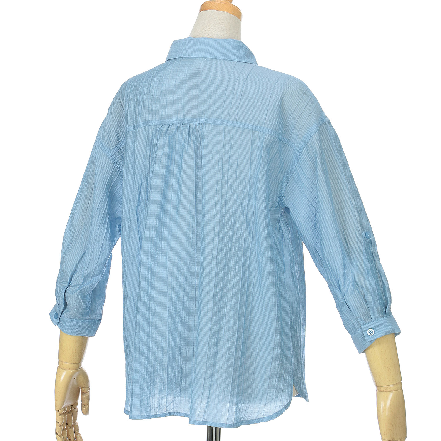 embelge ピンタック5分袖ブラウス - 画像4