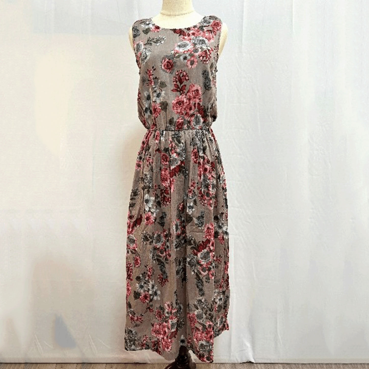 【ETONET限定】fu－dueka：： インド綿花柄ワンピース - 画像2