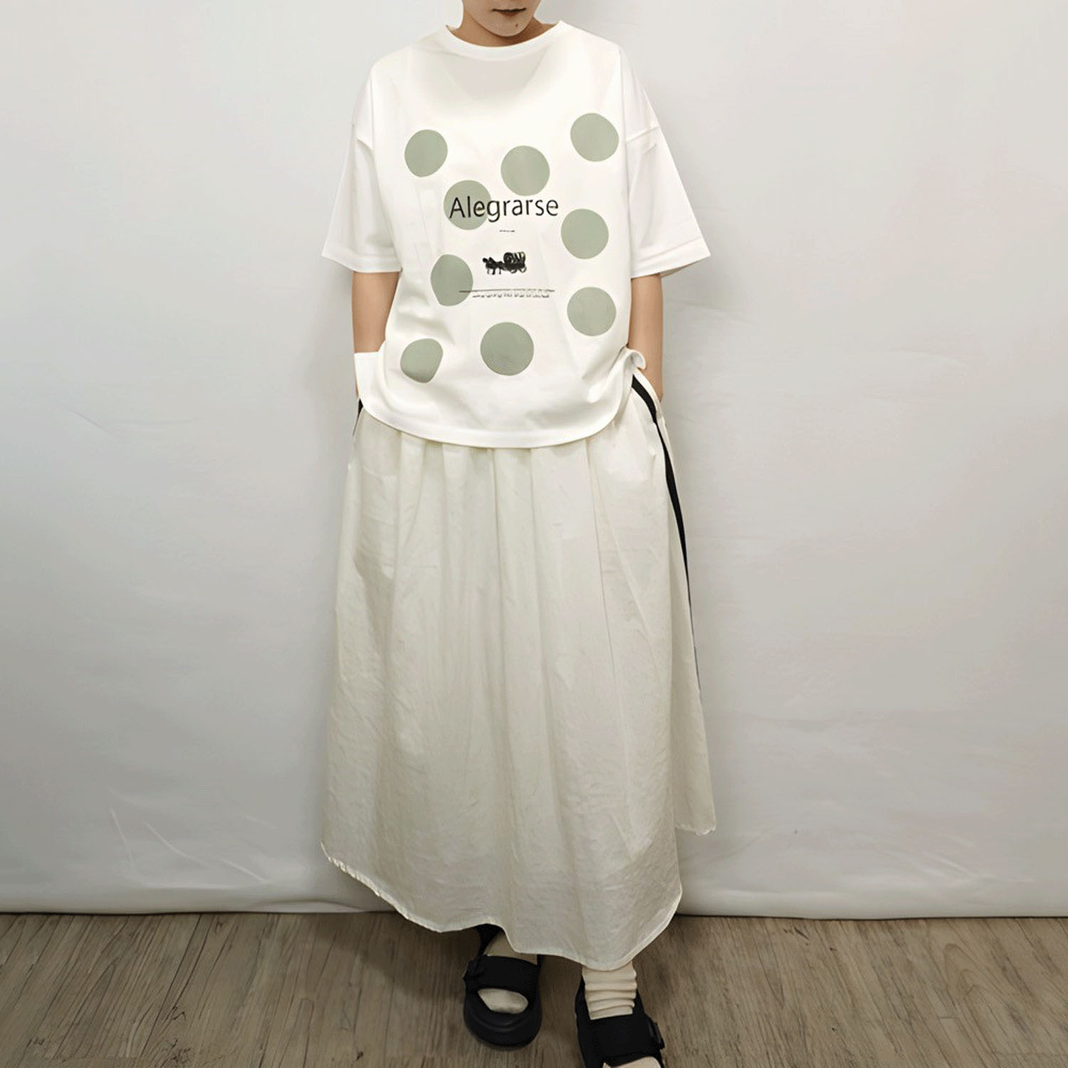 【ETONET限定】fu－dueka：： 6分袖プリントTee - 画像5