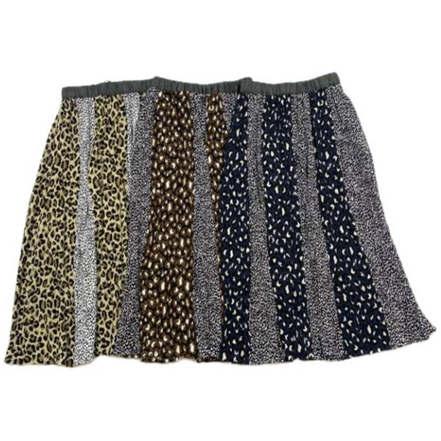 【Insta Live】GENTIL レオパード柄切替スカート - 画像2