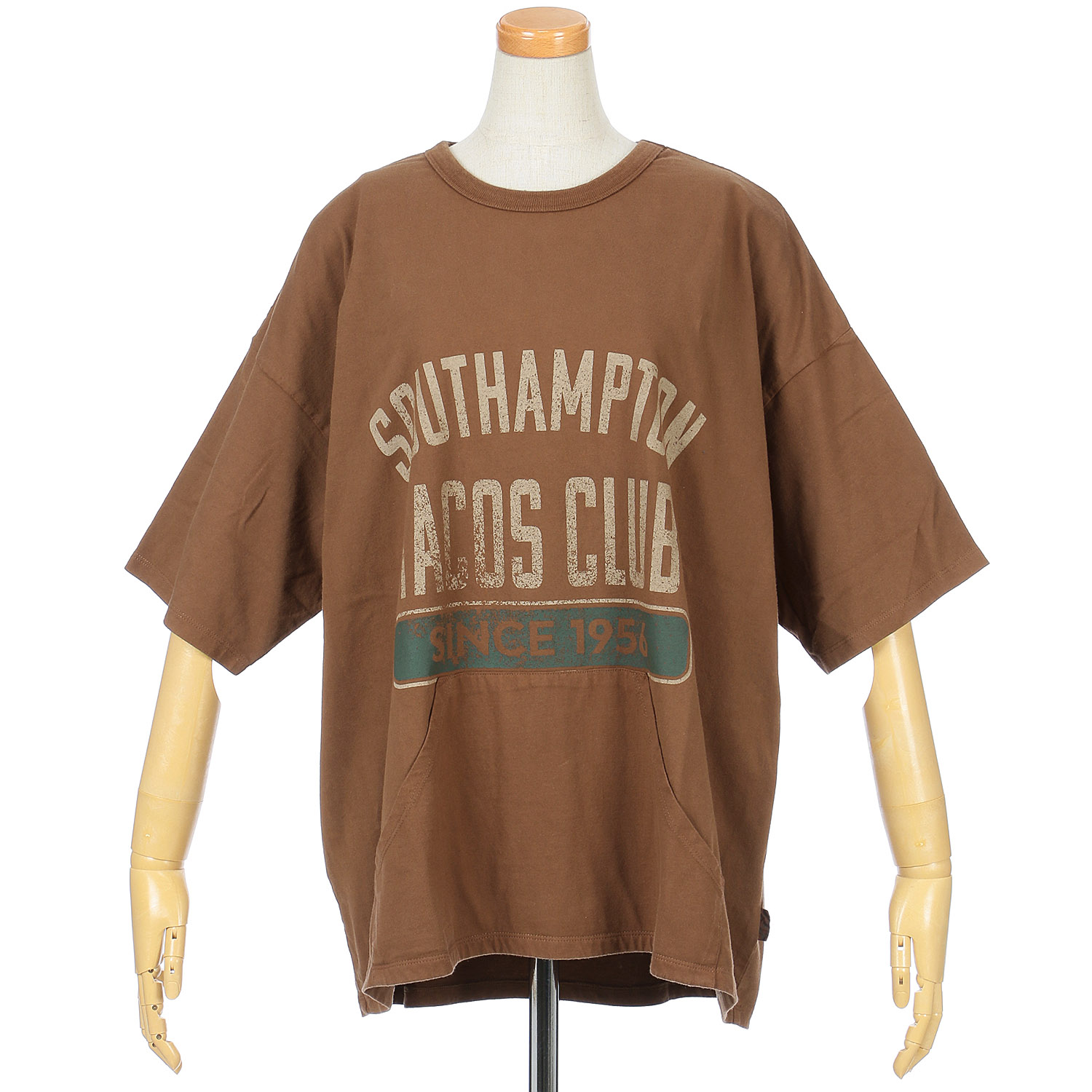 GENTIL ポケット付きプリントTee