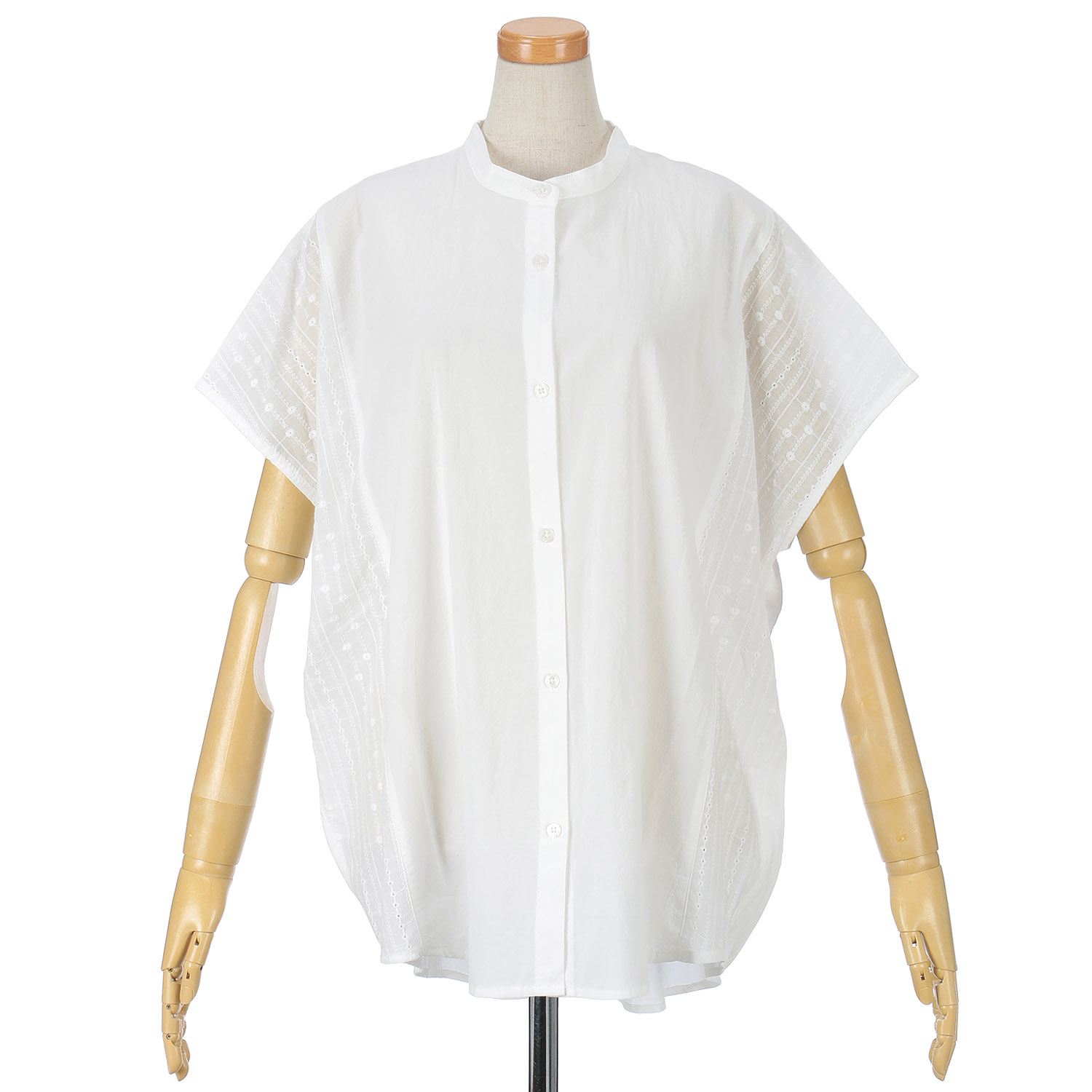 le colis サイドレース切替えドルマンシャツ - 画像3